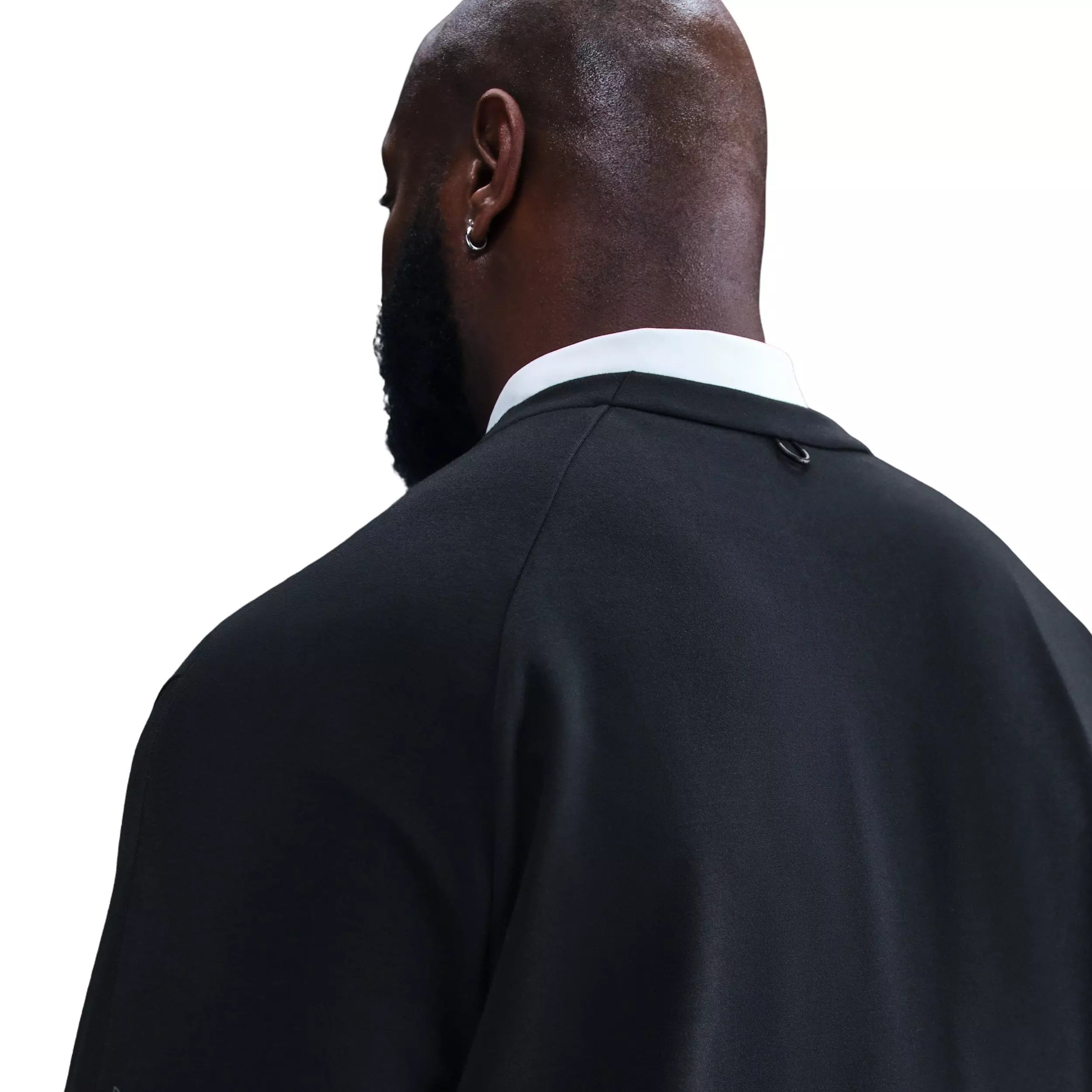 Nike Men's 24.7 ImpossiblySoft Cardigan - BLACK