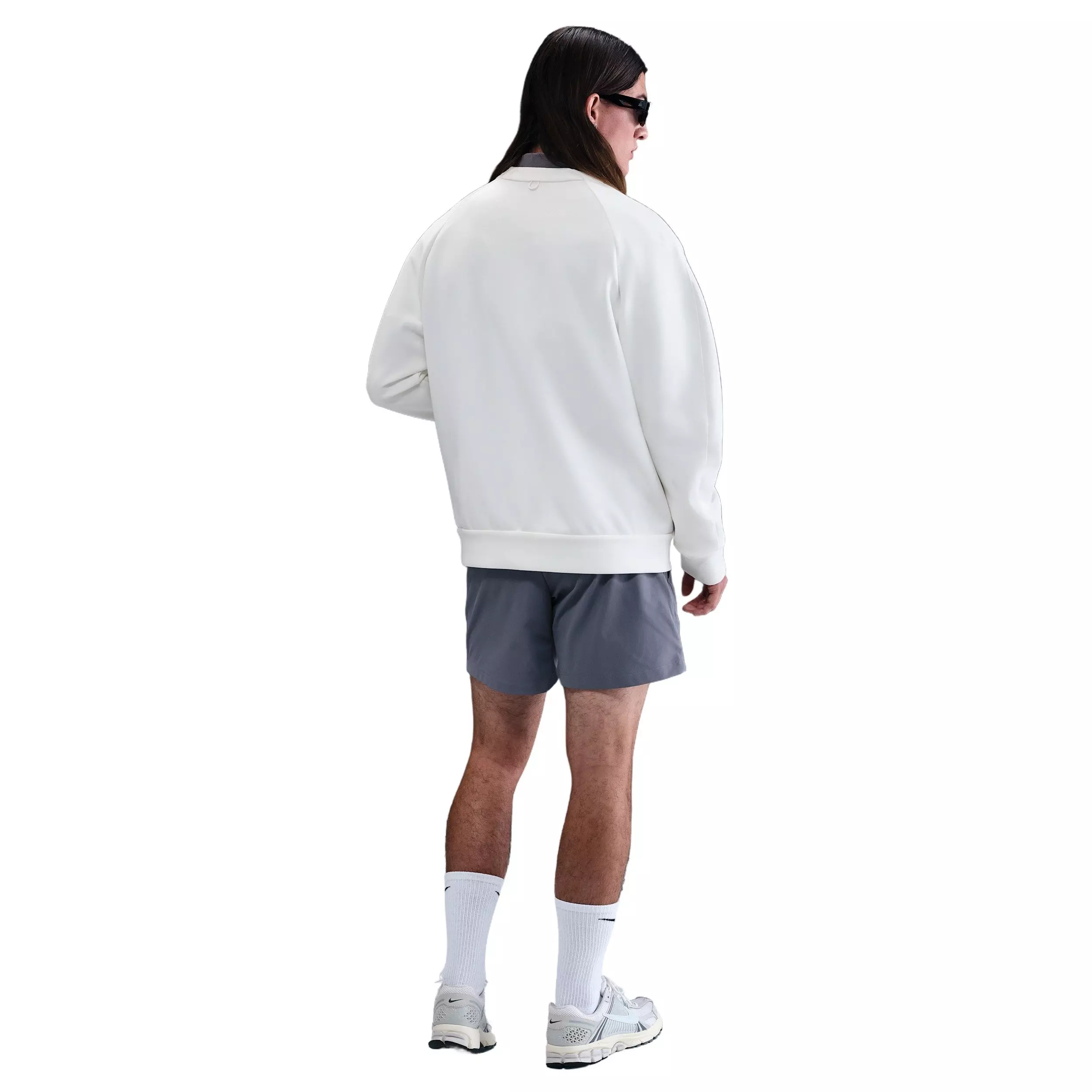 Nike Men's 24.7 ImpossiblySoft Cardigan - WHITE