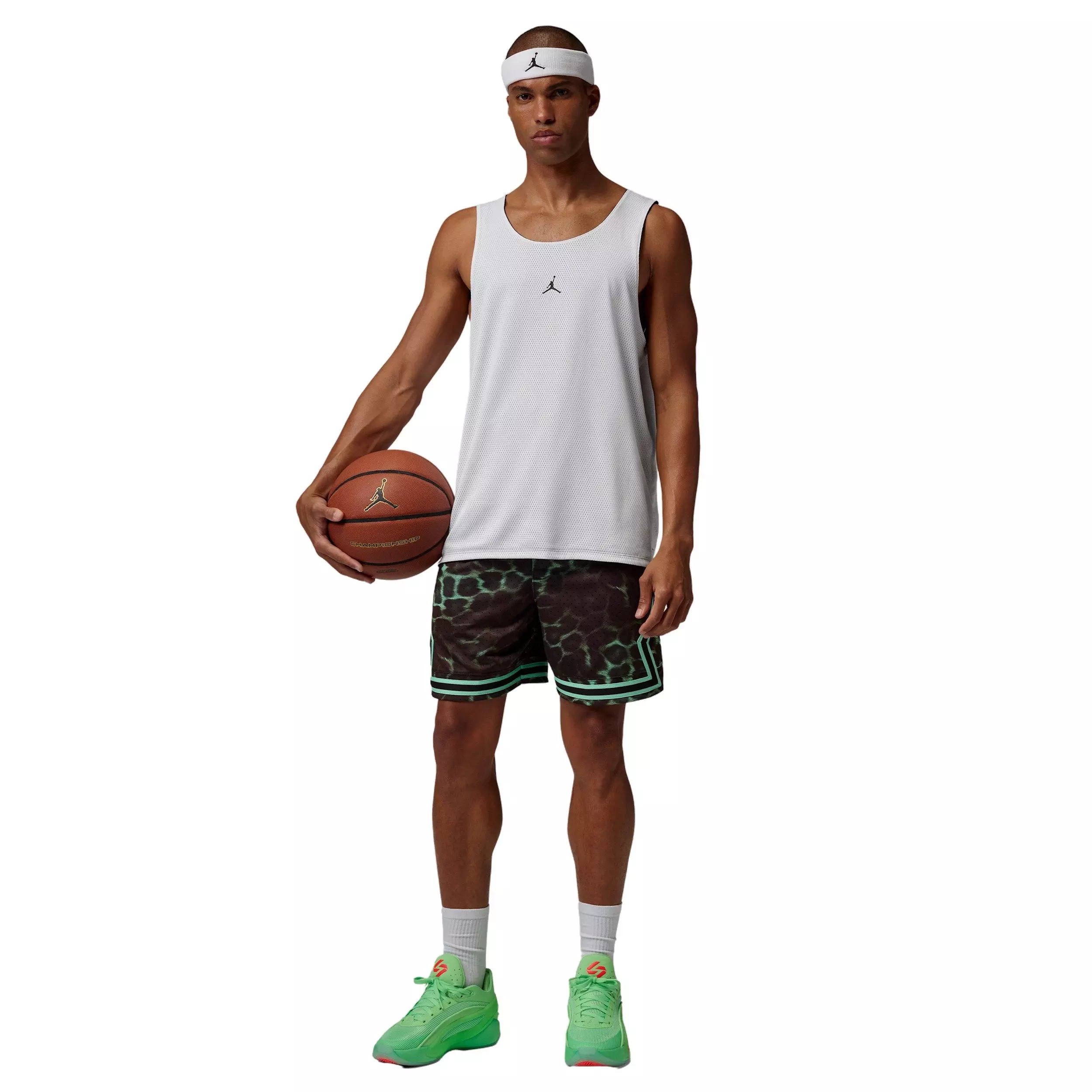 Jordan Men's Sport Dri-FIT AOP Diamond Sports - Green - GREEN