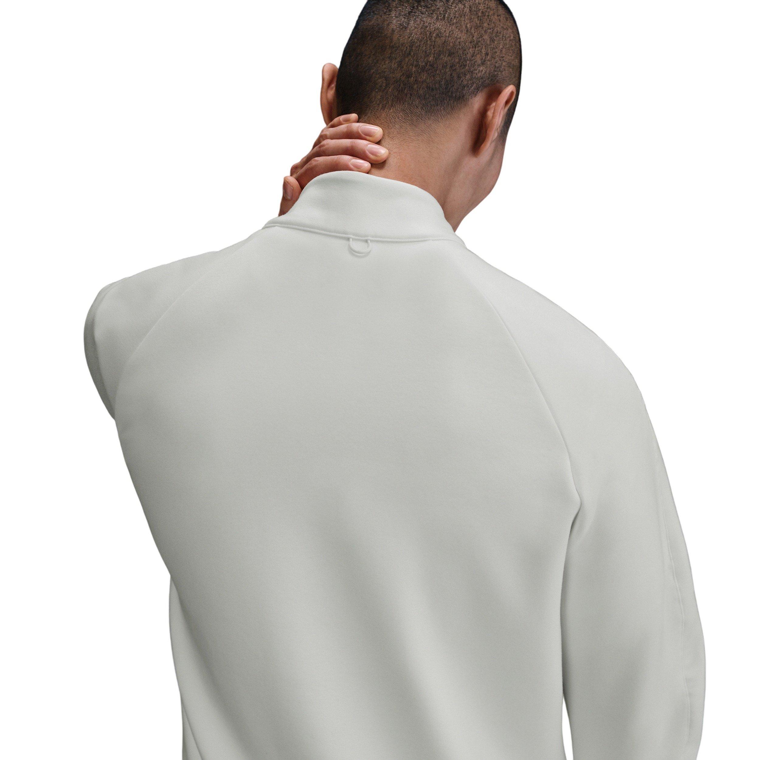 Nike Men's 24.7 ImpossiblySoft Dri-FIT 1/2-Zip Top - WHITE Thumbnail View 2