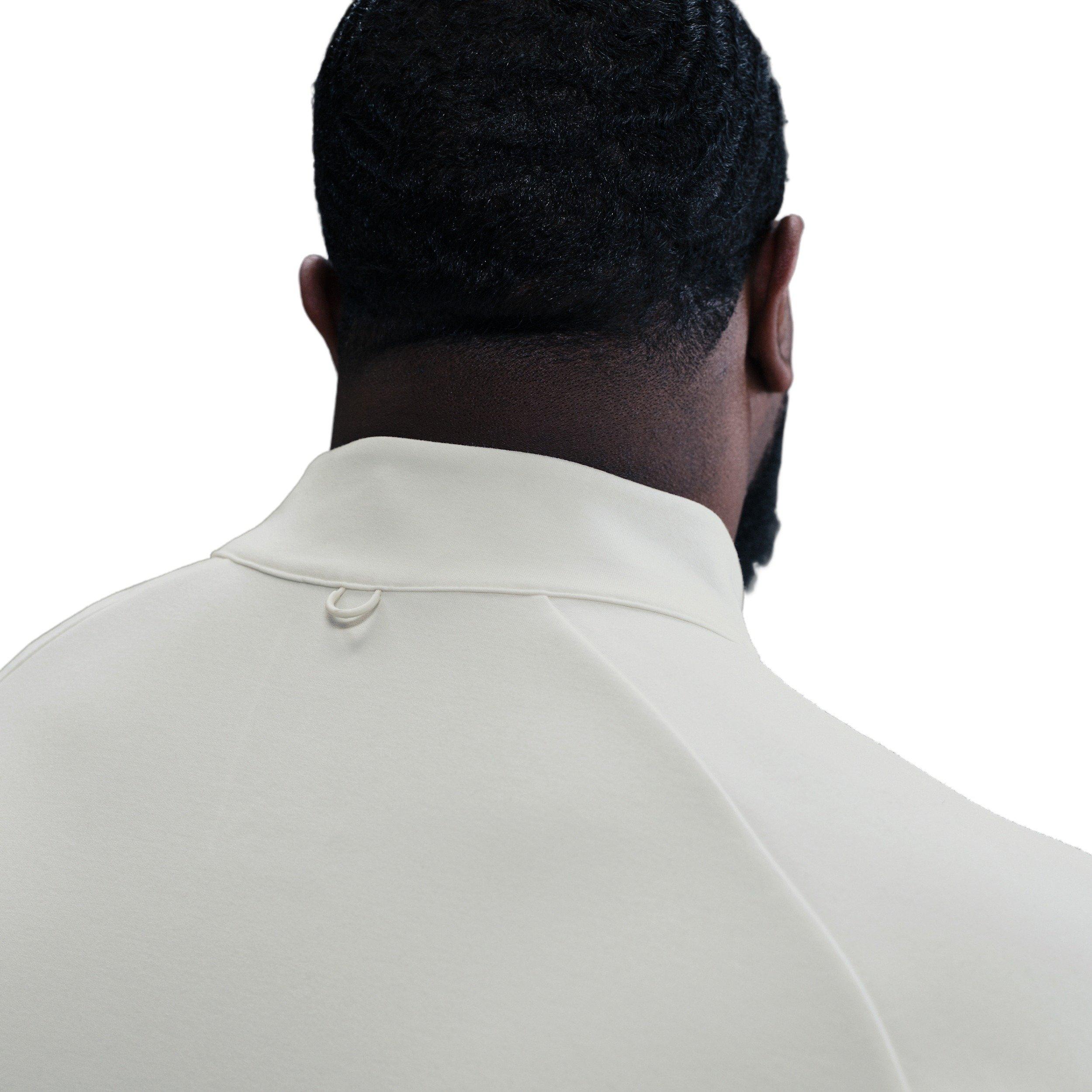 Nike Men's 24.7 ImpossiblySoft Dri-FIT 1/2-Zip Top - WHITE Thumbnail View 7