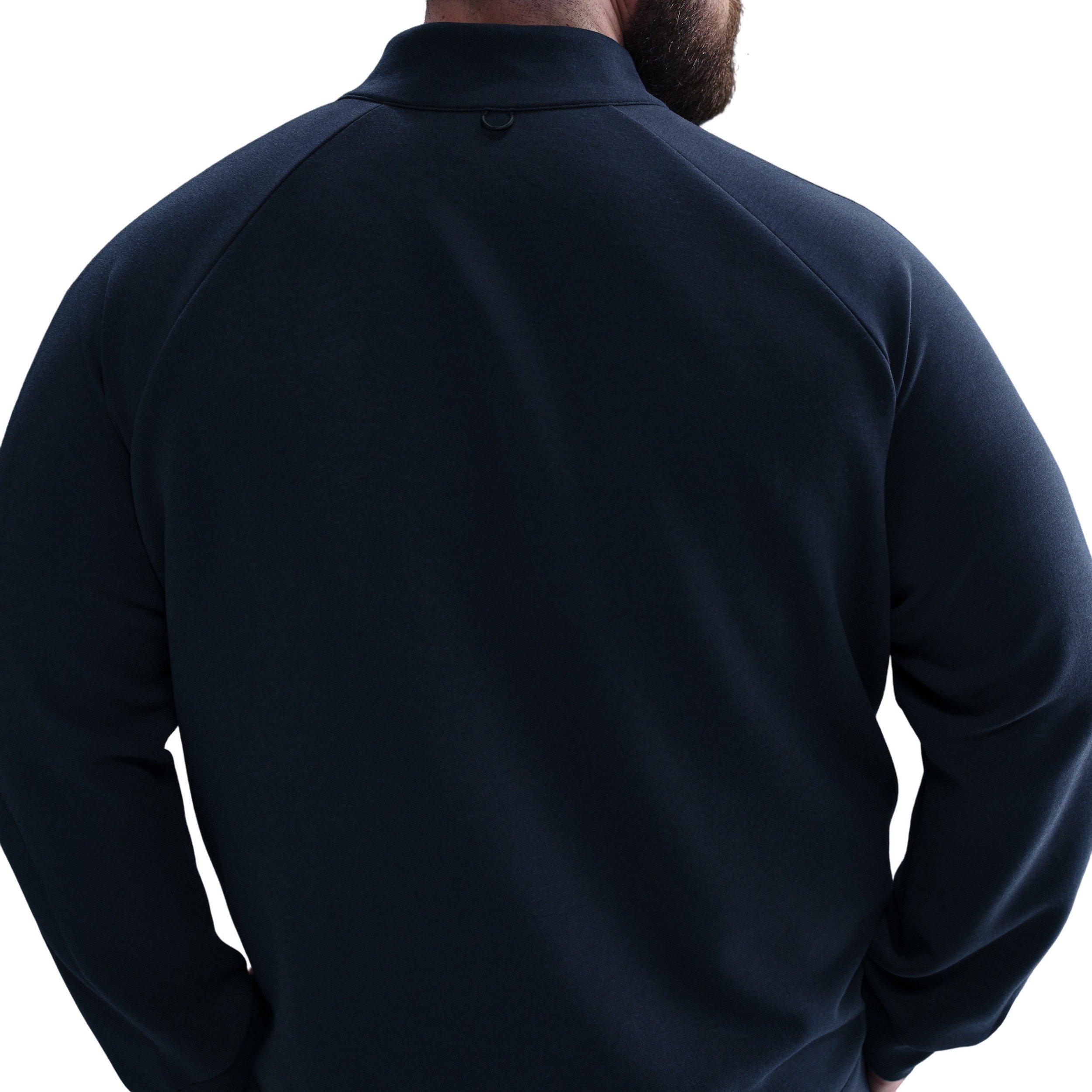 Nike Men's 24.7 ImpossiblySoft Dri-FIT 1/2-Zip Top - BLUE Thumbnail View 8