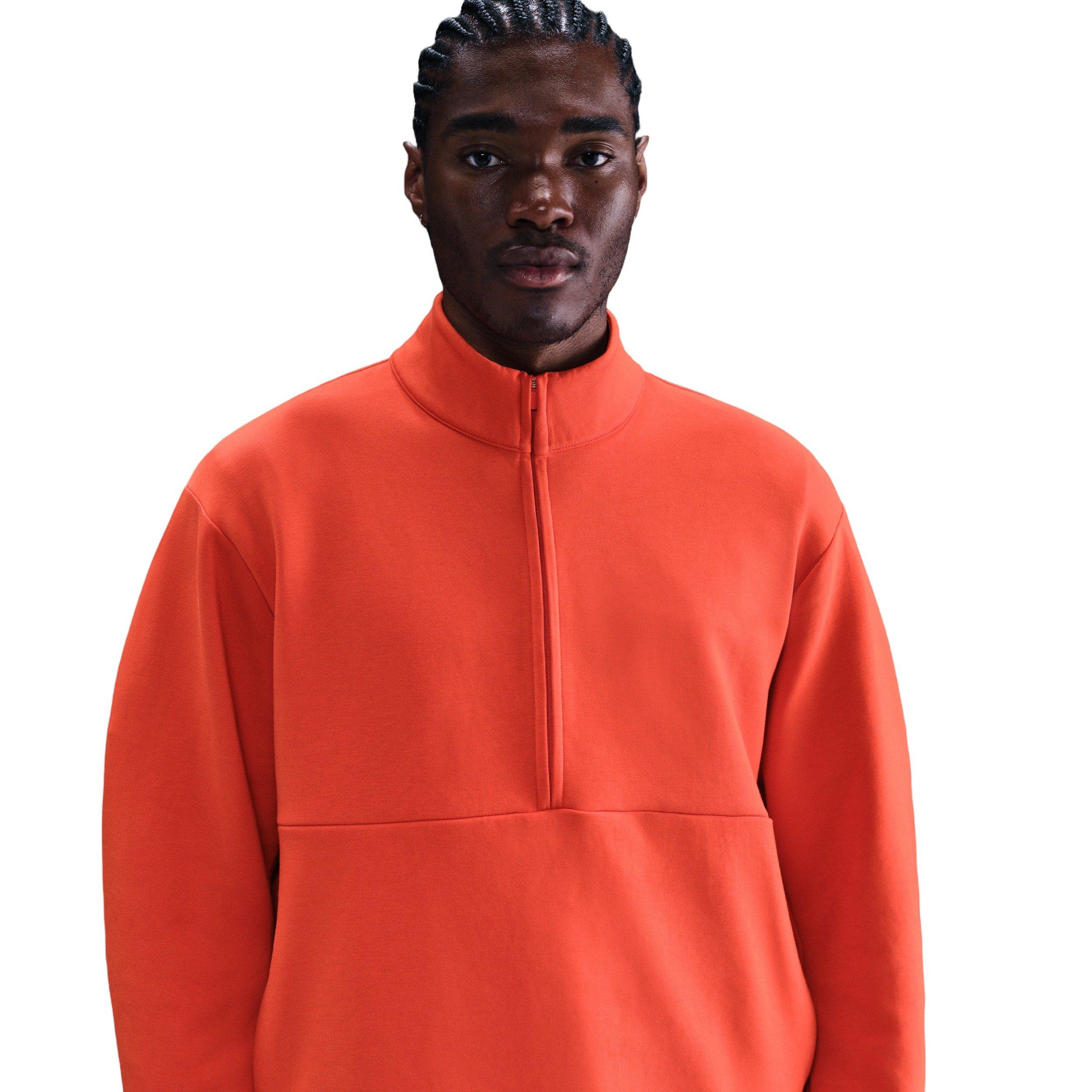 Nike Men's 24.7 ImpossiblySoft Dri-FIT 1/2-Zip Top - RED Thumbnail View 1