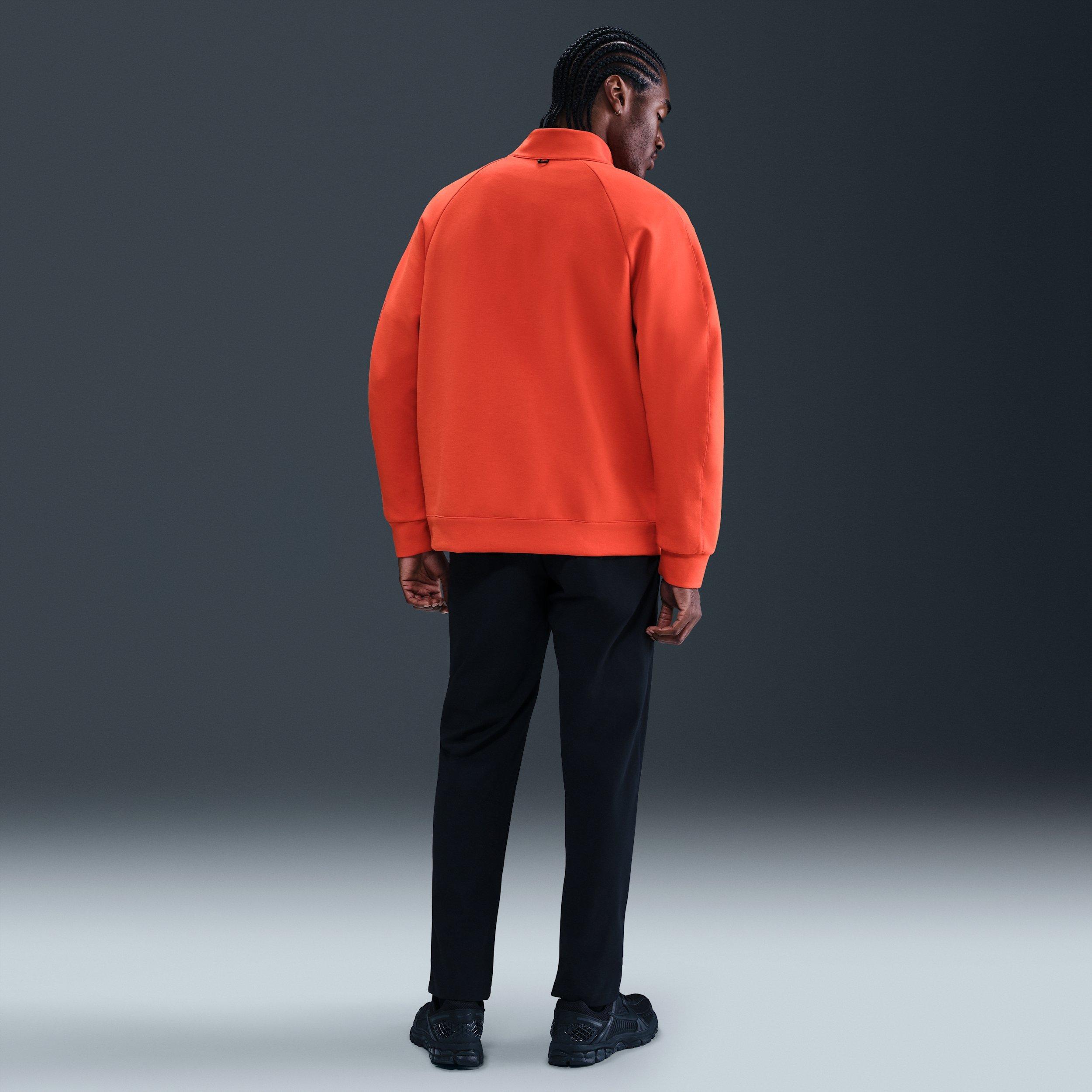 Nike Men's 24.7 ImpossiblySoft Dri-FIT 1/2-Zip Top - RED Thumbnail View 5