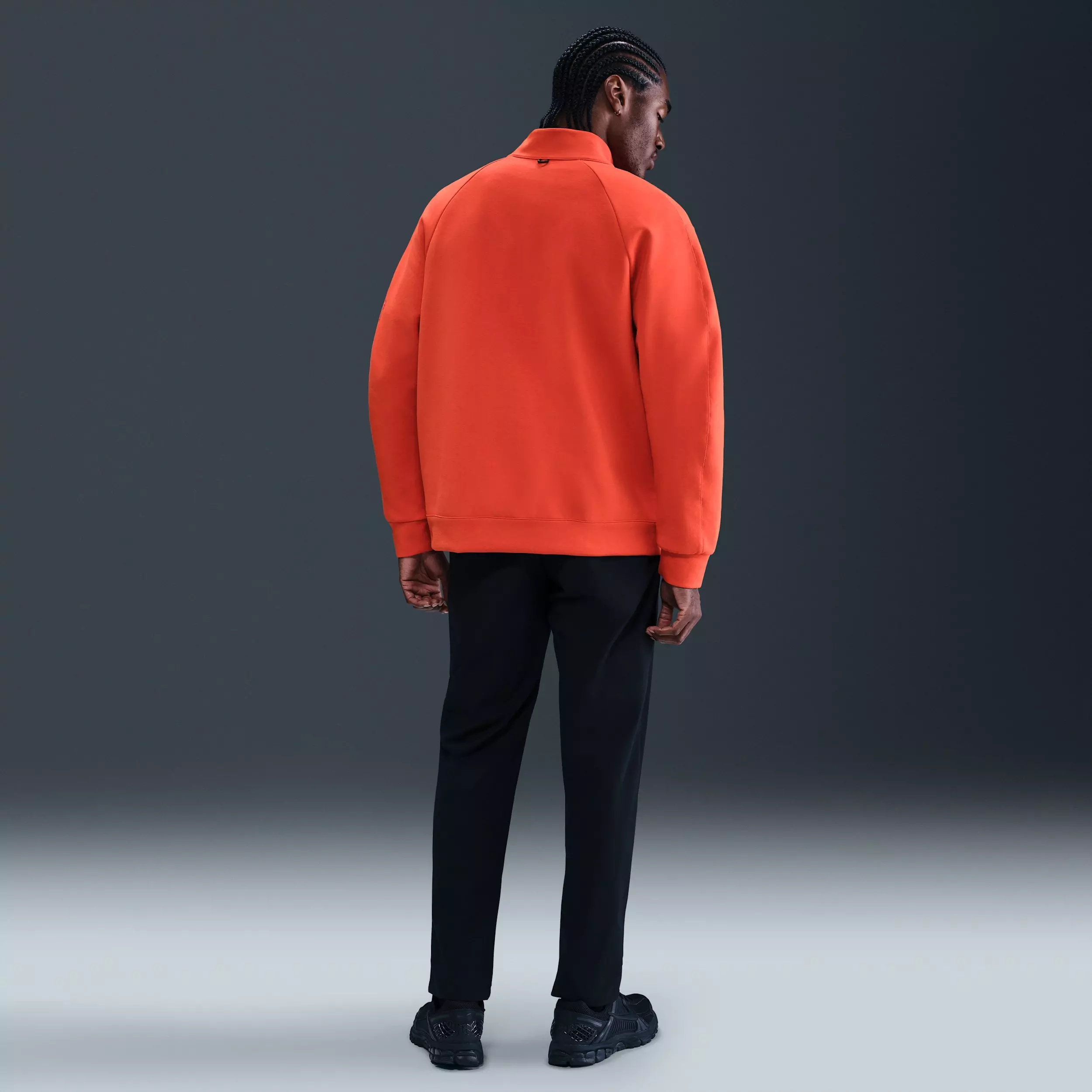 Nike Men's 24.7 ImpossiblySoft Dri-FIT 1/2-Zip Top - RED