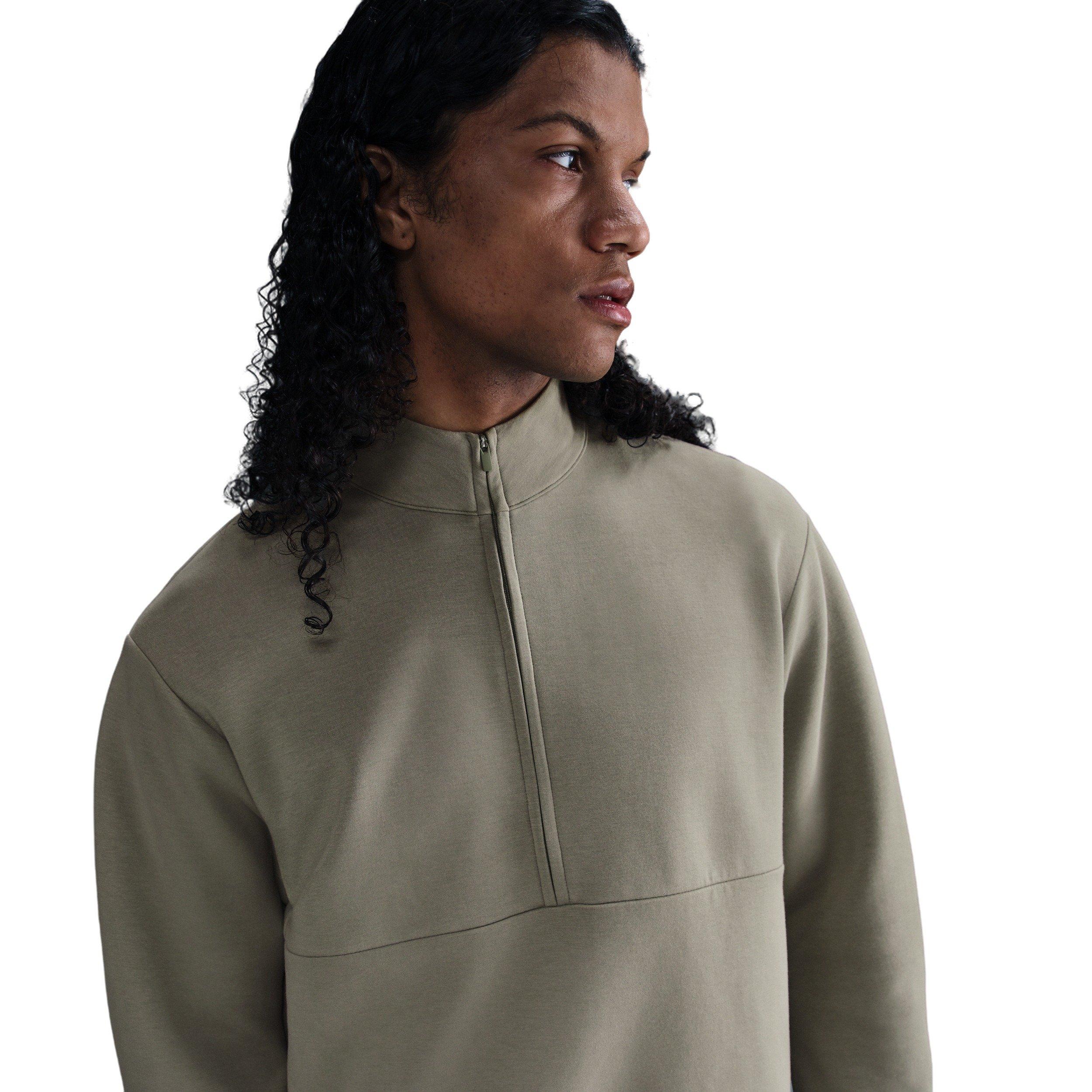 Nike Men's 24.7 ImpossiblySoft Dri-FIT 1/2-Zip Top - GREEN Thumbnail View 1