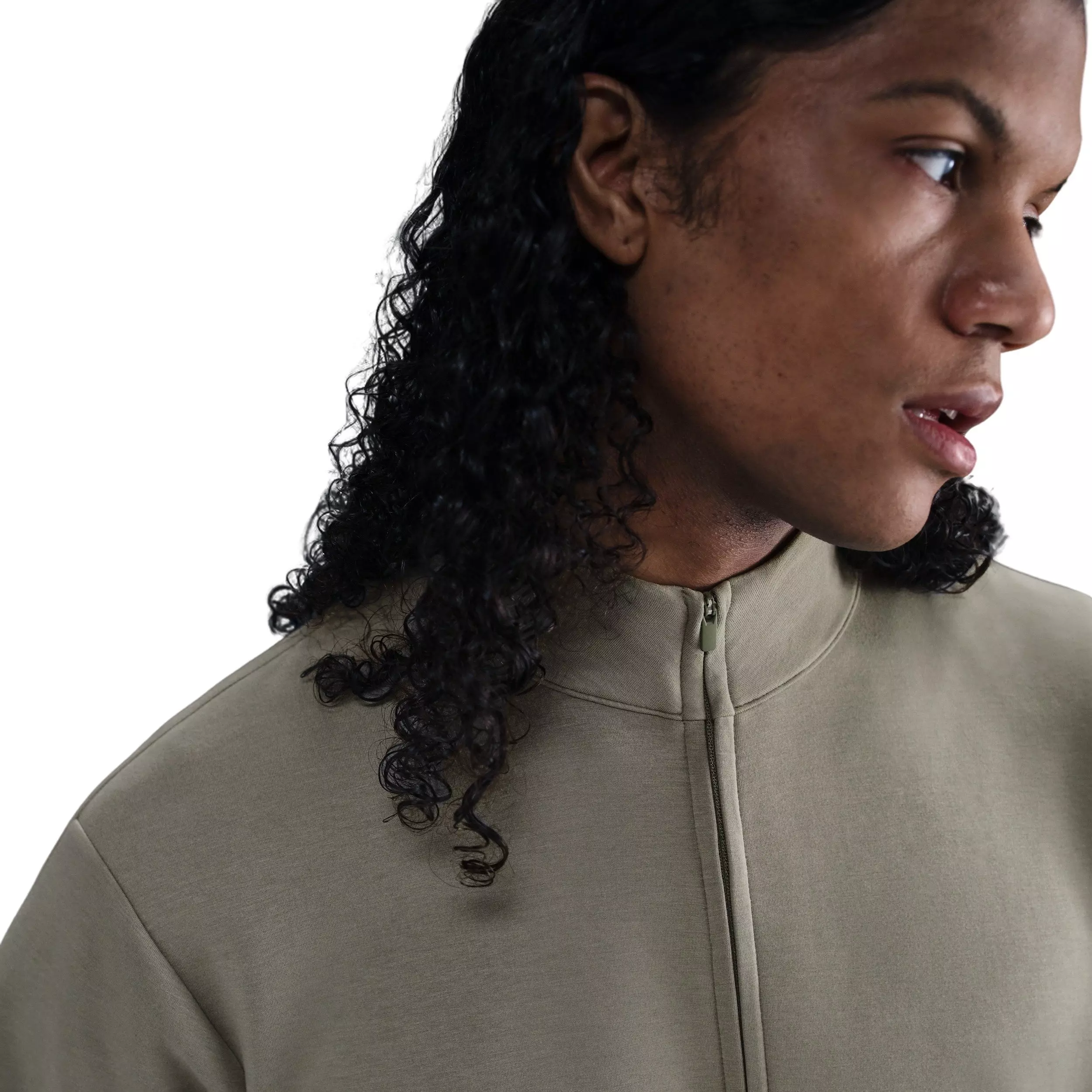 Nike Men's 24.7 ImpossiblySoft Dri-FIT 1/2-Zip Top - GREEN