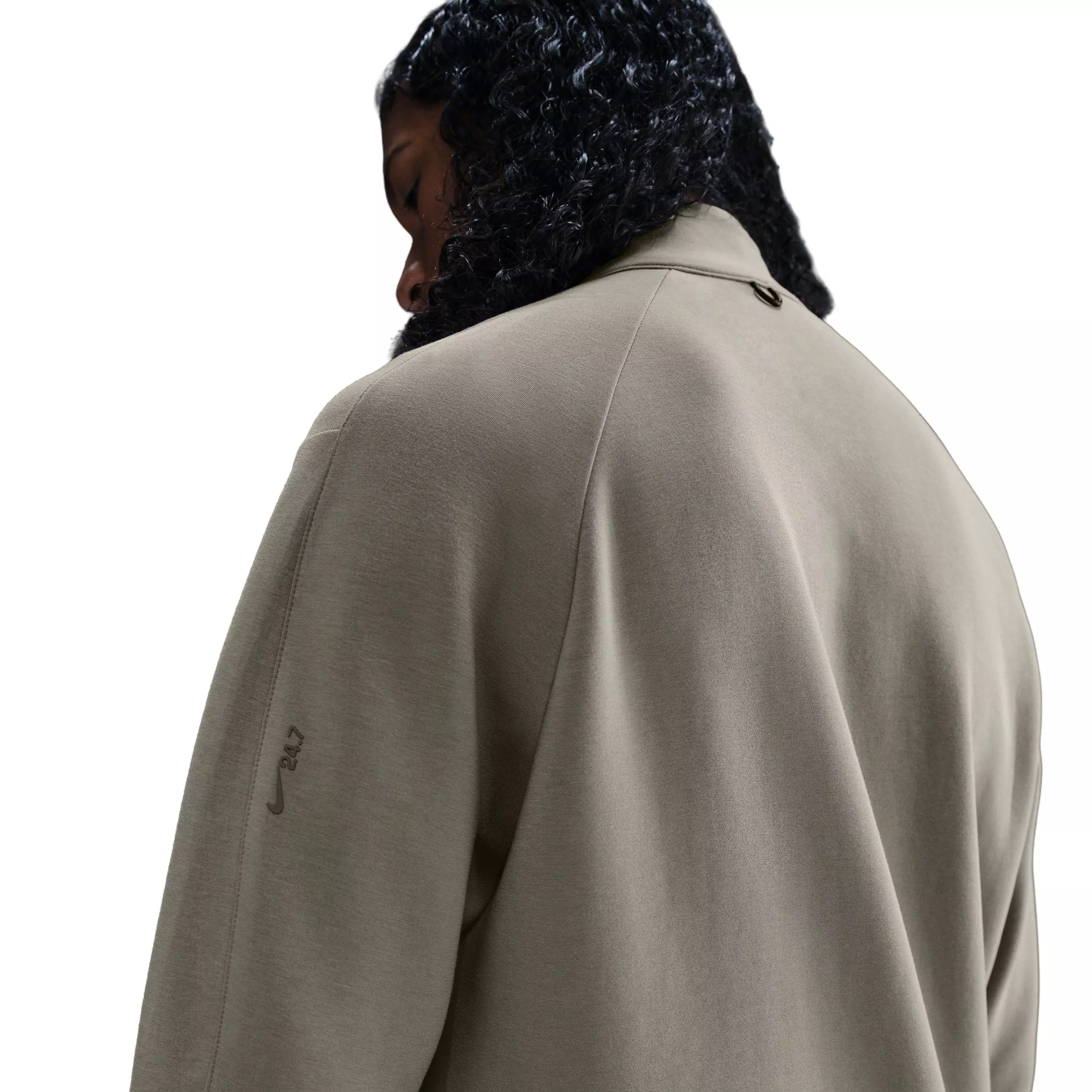 Nike Men's 24.7 ImpossiblySoft Dri-FIT 1/2-Zip Top - GREEN