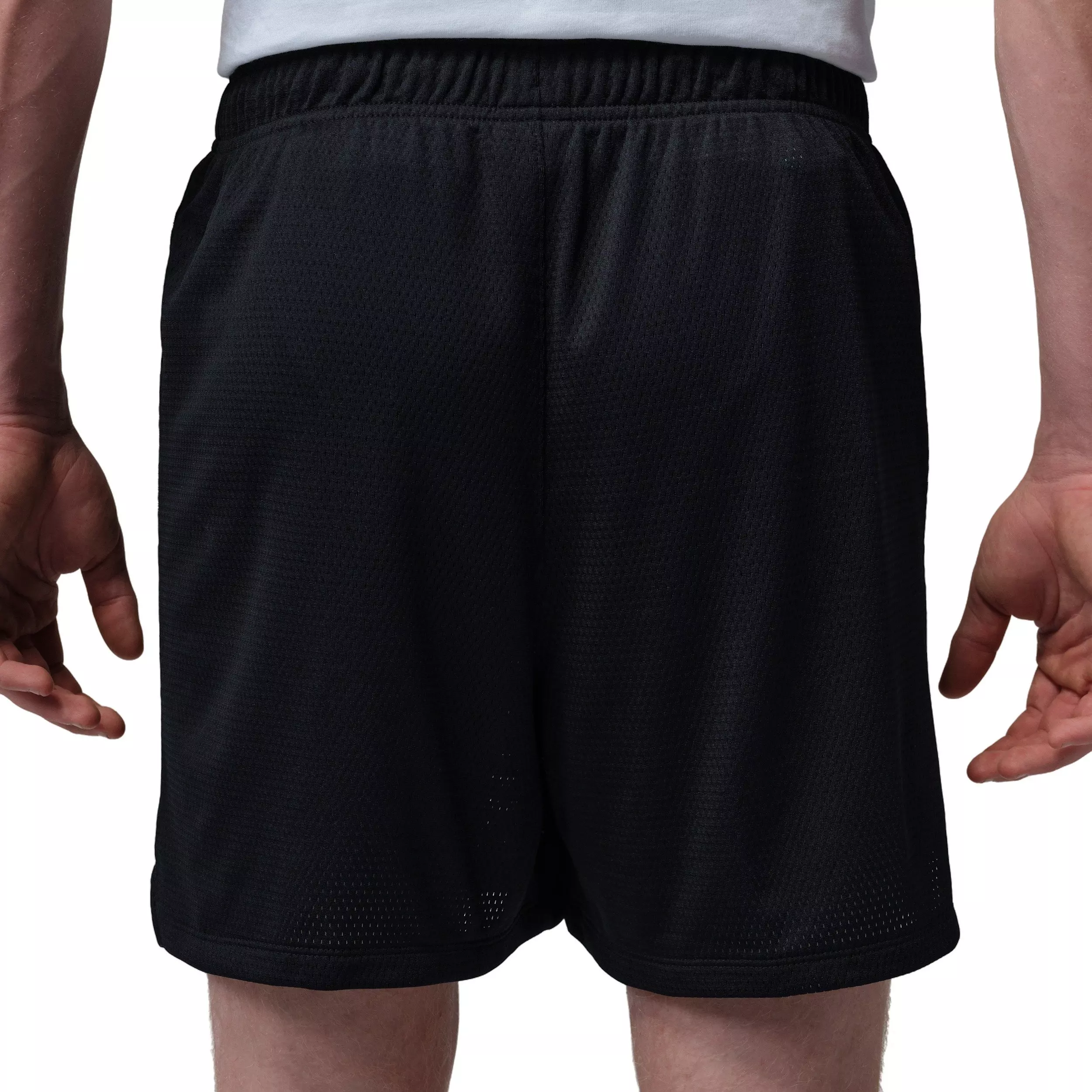 Jordan Men's Dri-FIT Mesh Graphic Shorts - BLACK