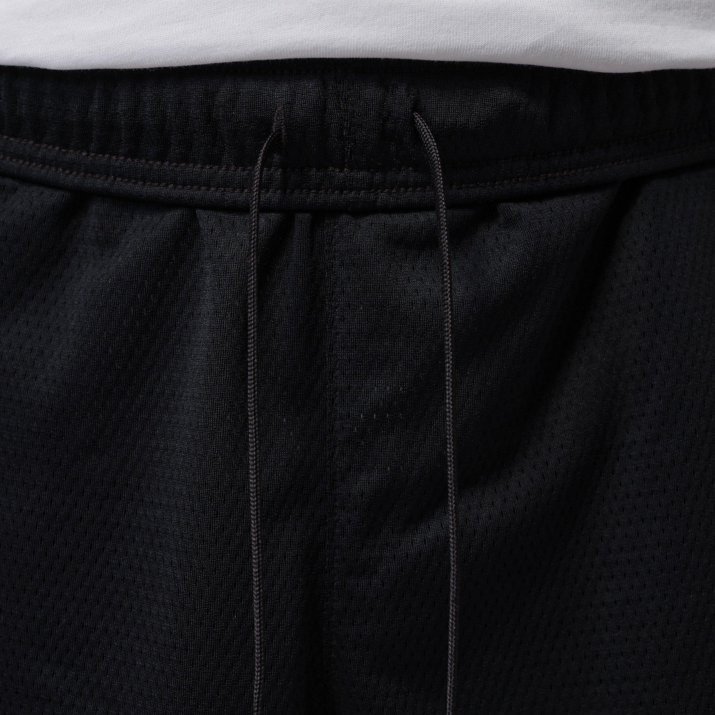 Jordan Men's Dri-FIT Mesh Graphic Shorts - BLACK Thumbnail View 4