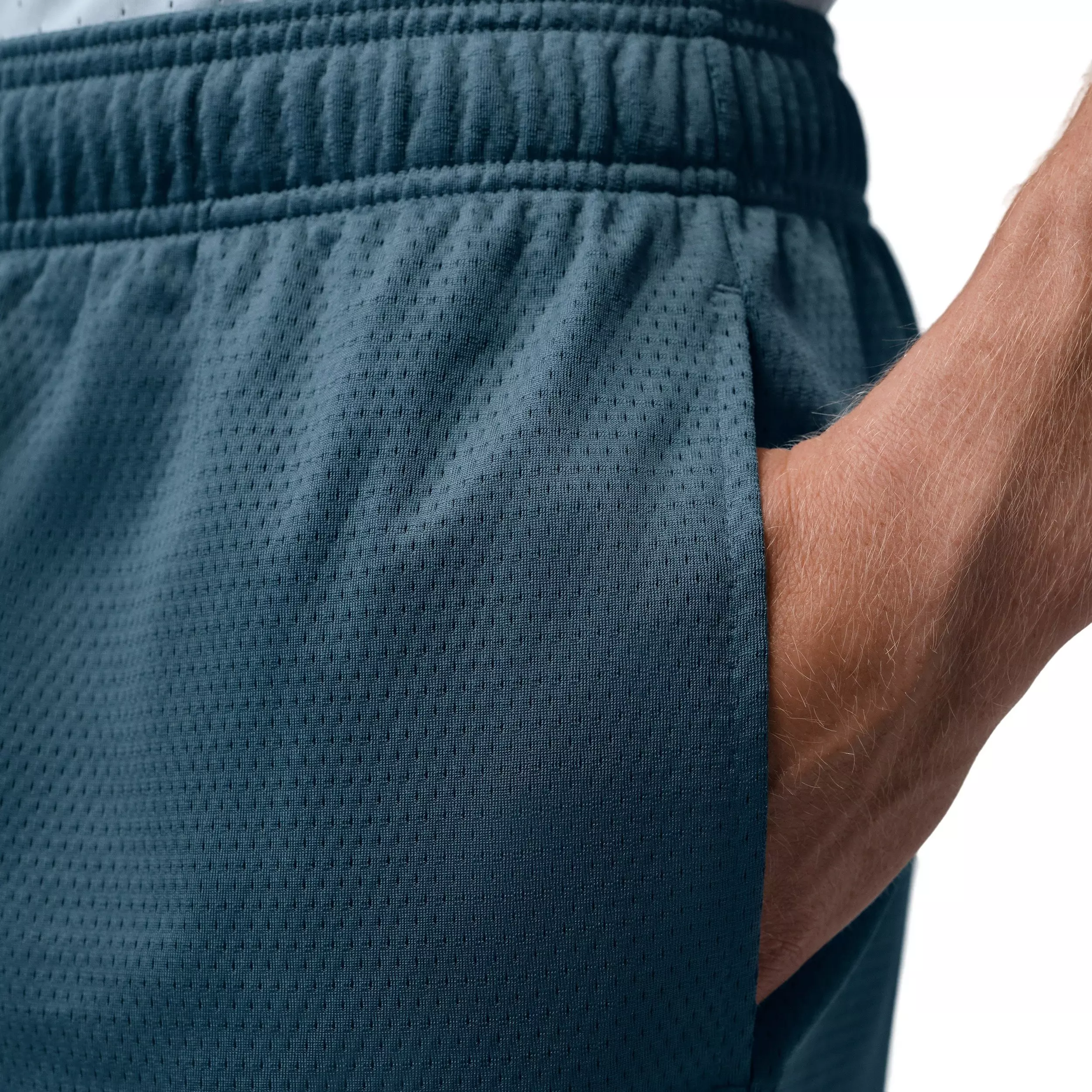 Jordan Men's Dri-FIT Mesh Graphic Shorts - BLUE