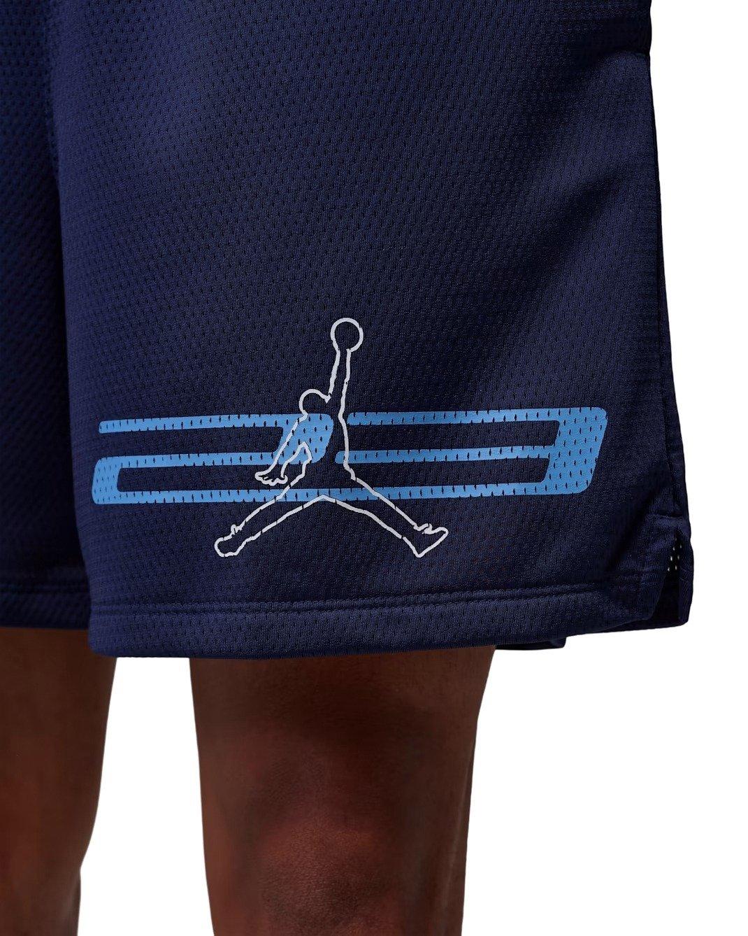 Jordan Men's Dri-FIT Mesh Graphic Shorts - MIDNIGHT NAVY