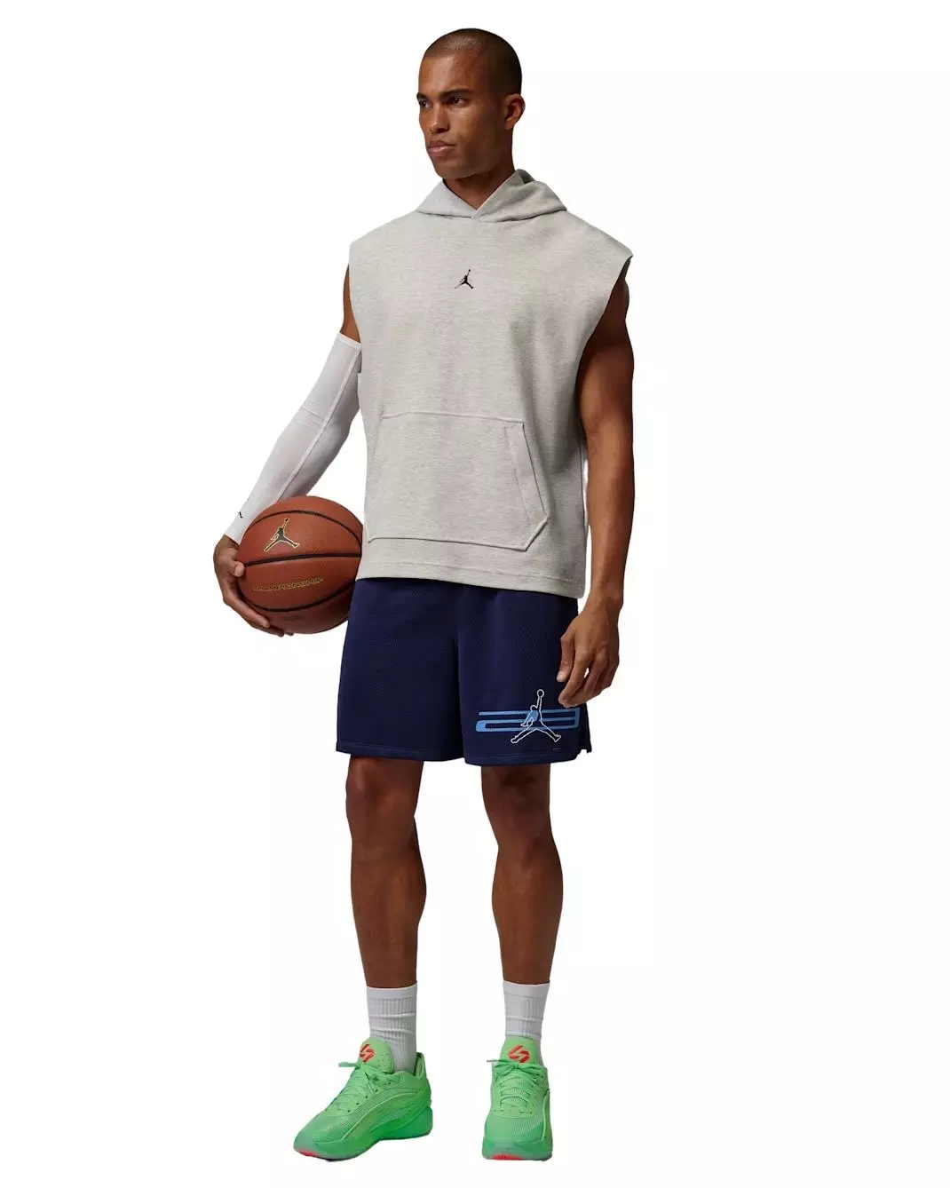 Jordan Men's Dri-FIT Mesh Graphic Shorts - MIDNIGHT NAVY
