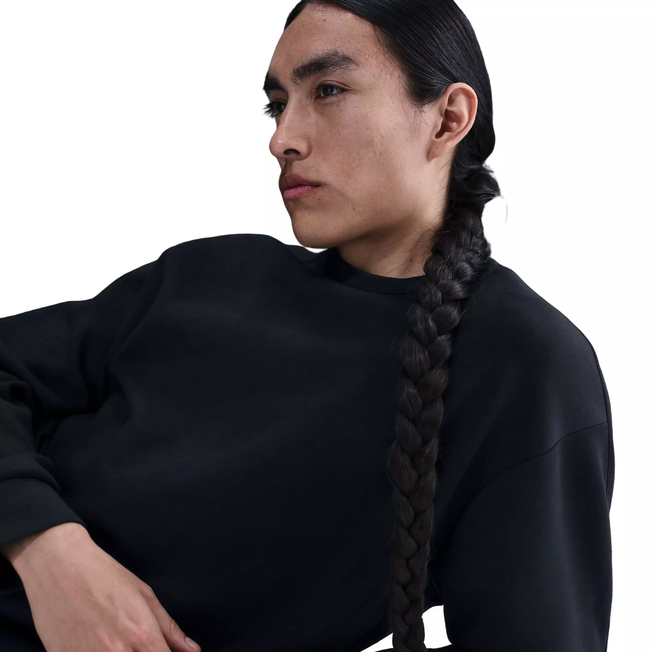 Nike Men's 24.7 ImpossiblySoft Dri-FIT Crew - BLACK