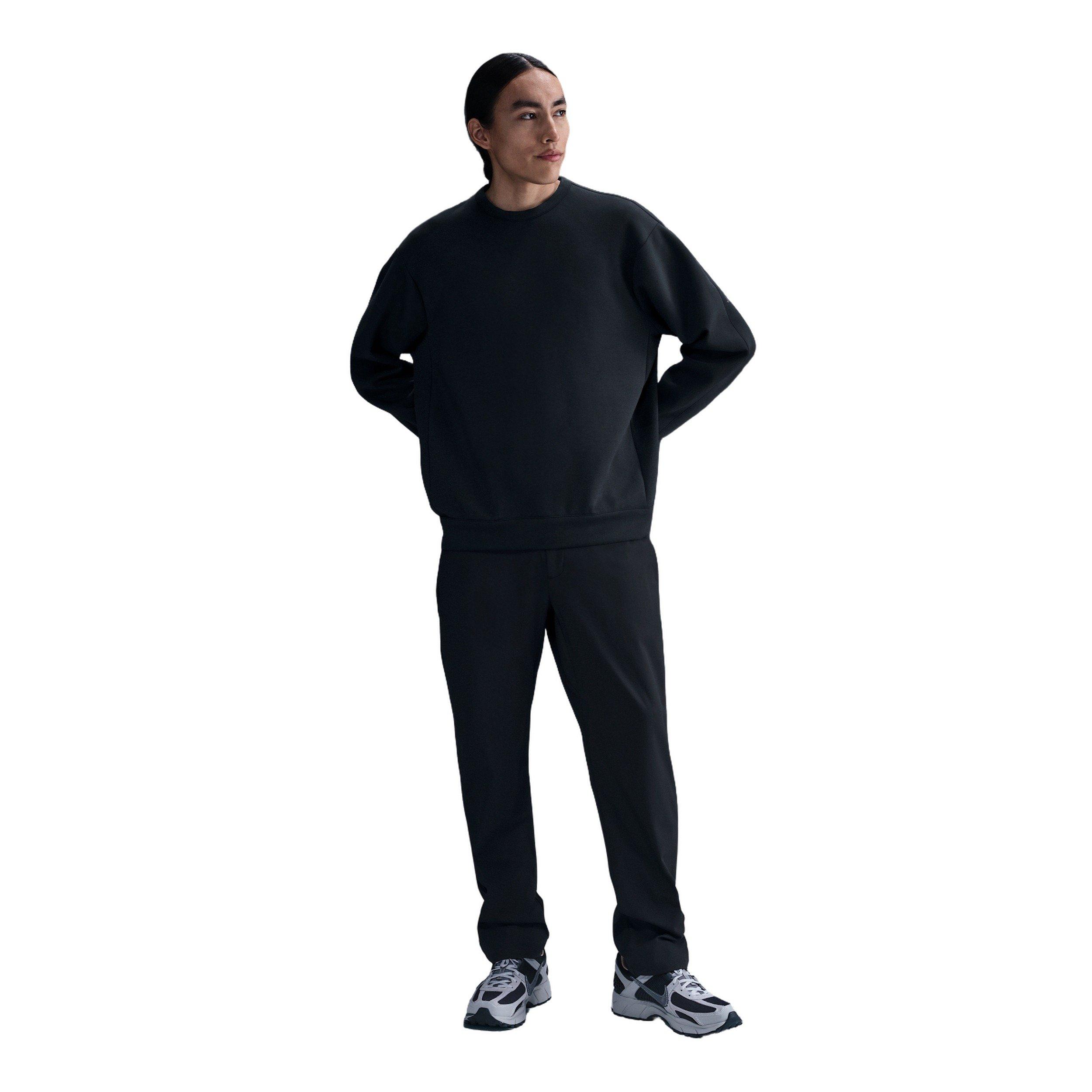 Nike Men's 24.7 ImpossiblySoft Dri-FIT Crew - BLACK Thumbnail View 4
