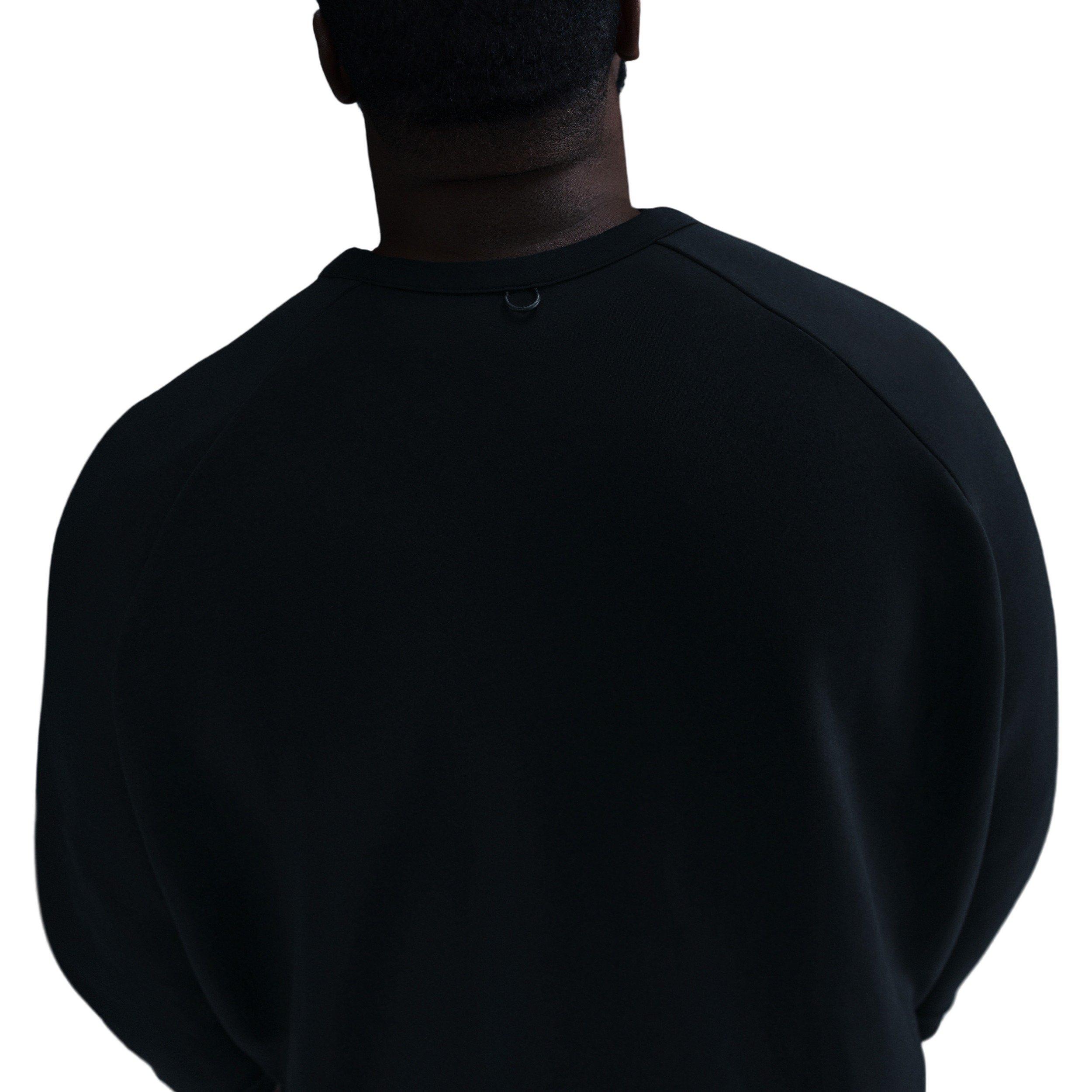 Nike Men's 24.7 ImpossiblySoft Dri-FIT Crew - BLACK Thumbnail View 8