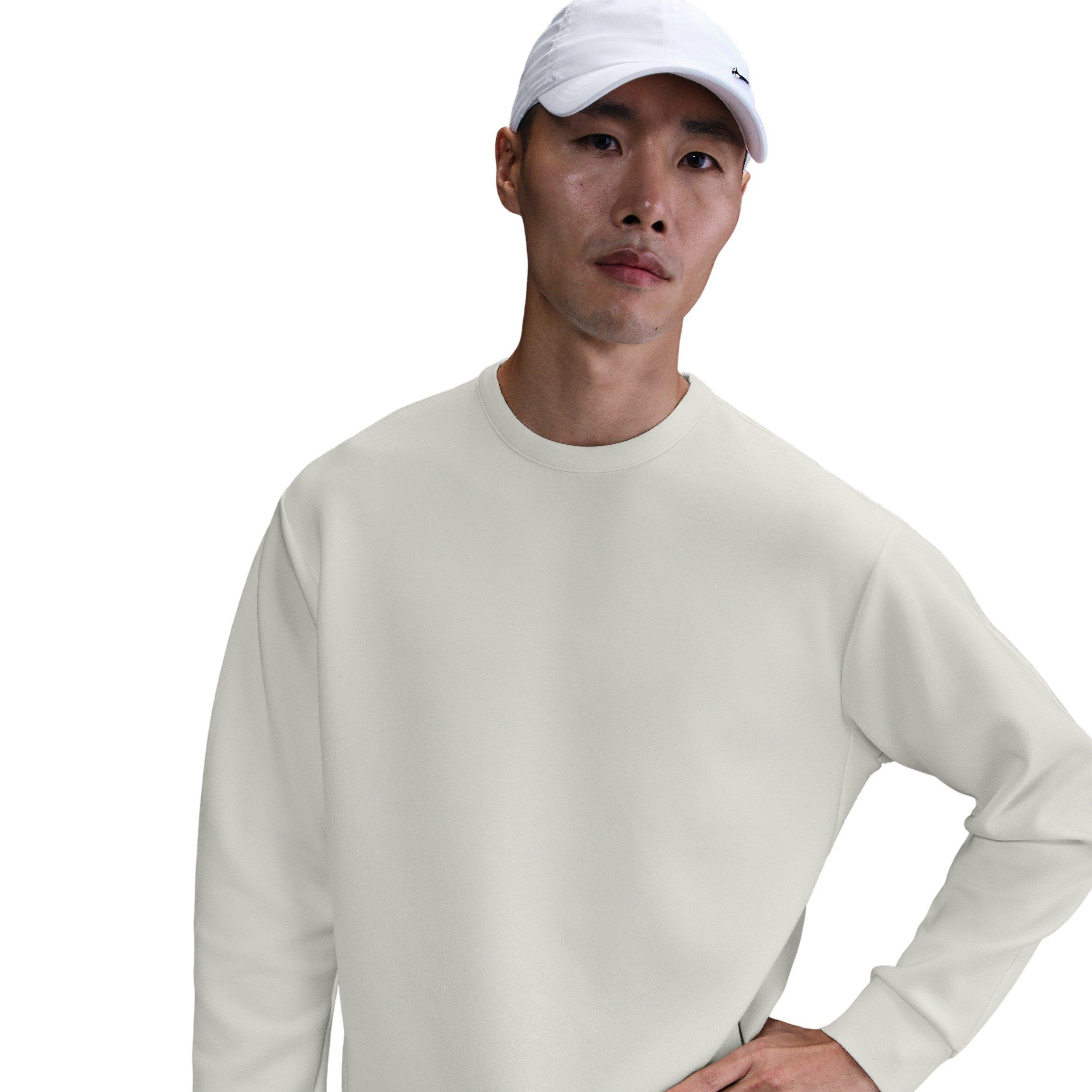 Nike Men's 24.7 ImpossiblySoft Dri-FIT Crew - WHITE Thumbnail View 1