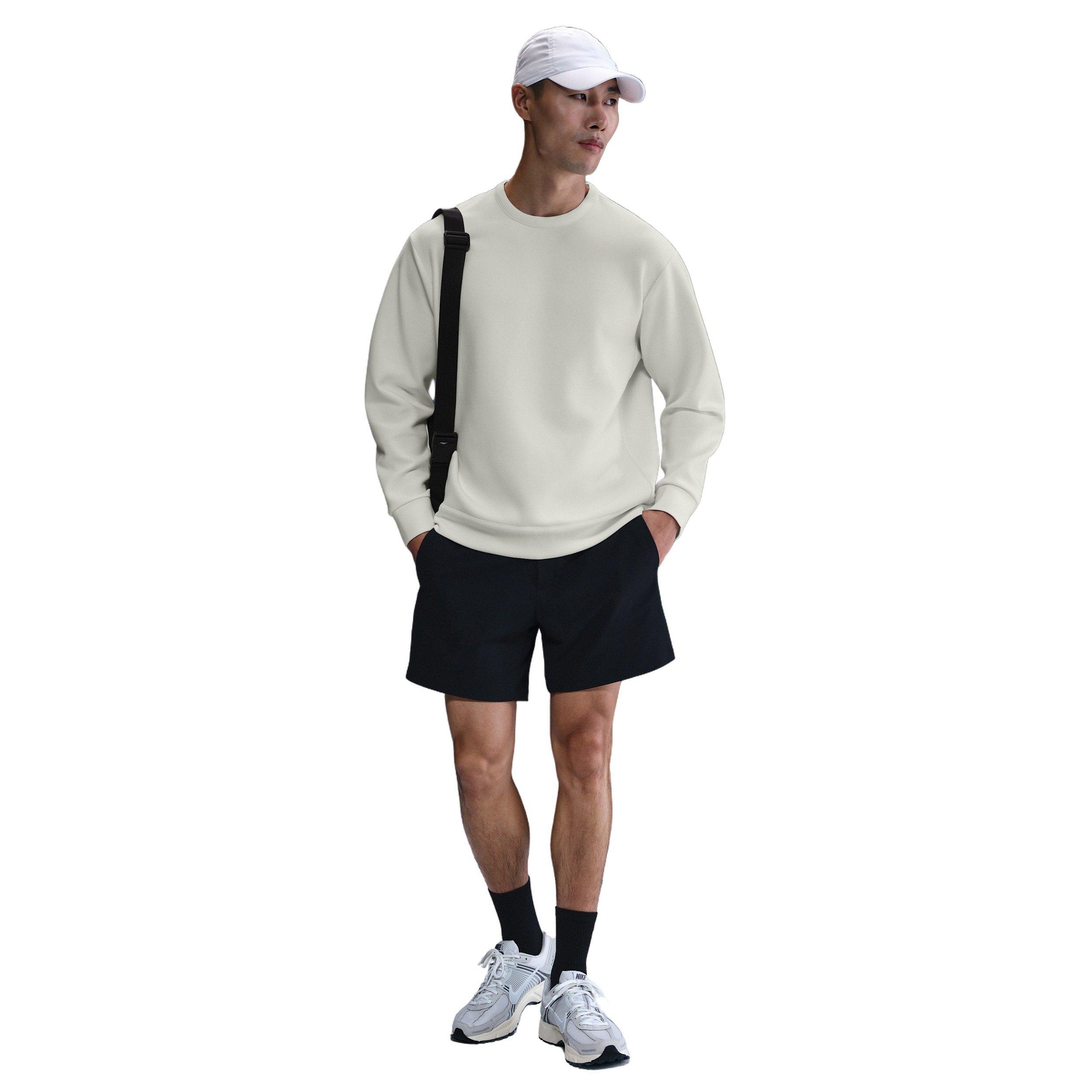 Nike Men's 24.7 ImpossiblySoft Dri-FIT Crew - WHITE Thumbnail View 4