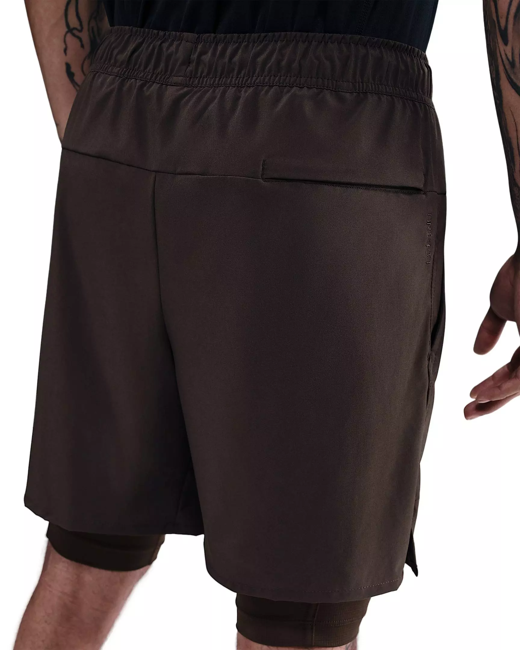 Nike Men's Unlimited Dri-FIT 7" 2-in-1 Versatile Shorts - BROWN
