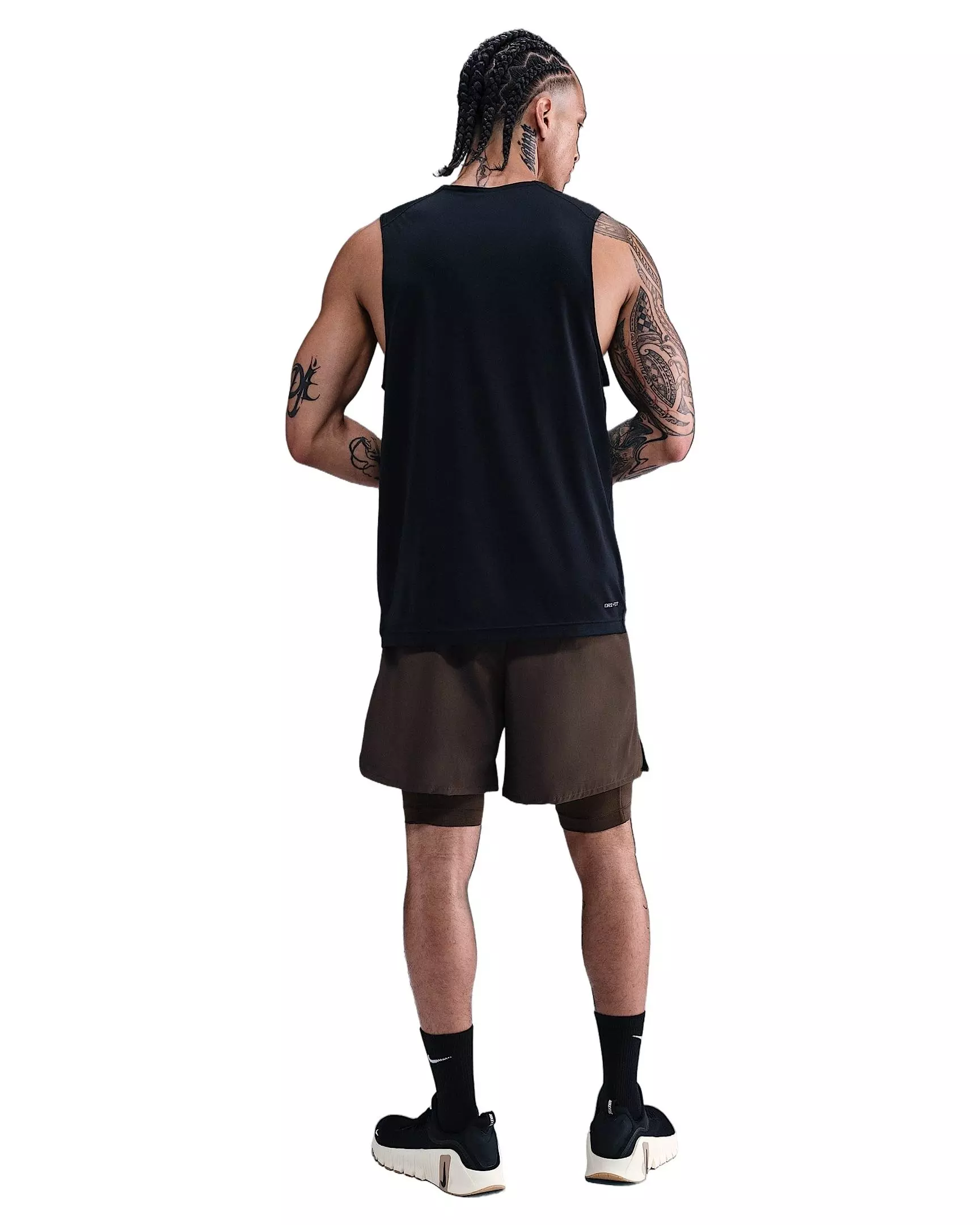 Nike Men's Unlimited Dri-FIT 7" 2-in-1 Versatile Shorts - BROWN