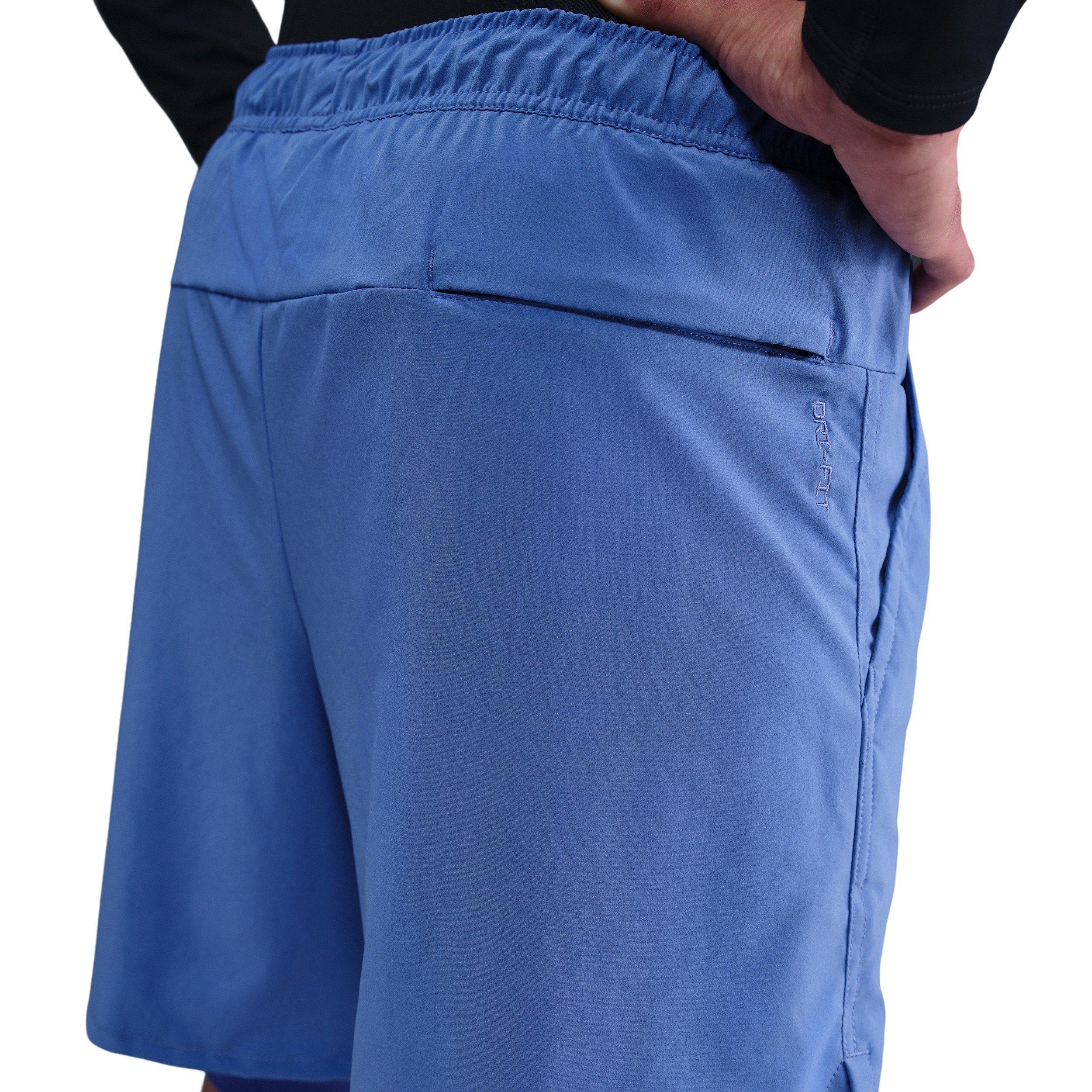Nike Men's Unlimited Dri-FIT 7" 2-in-1 Versatile Shorts - BLUE Thumbnail View 2