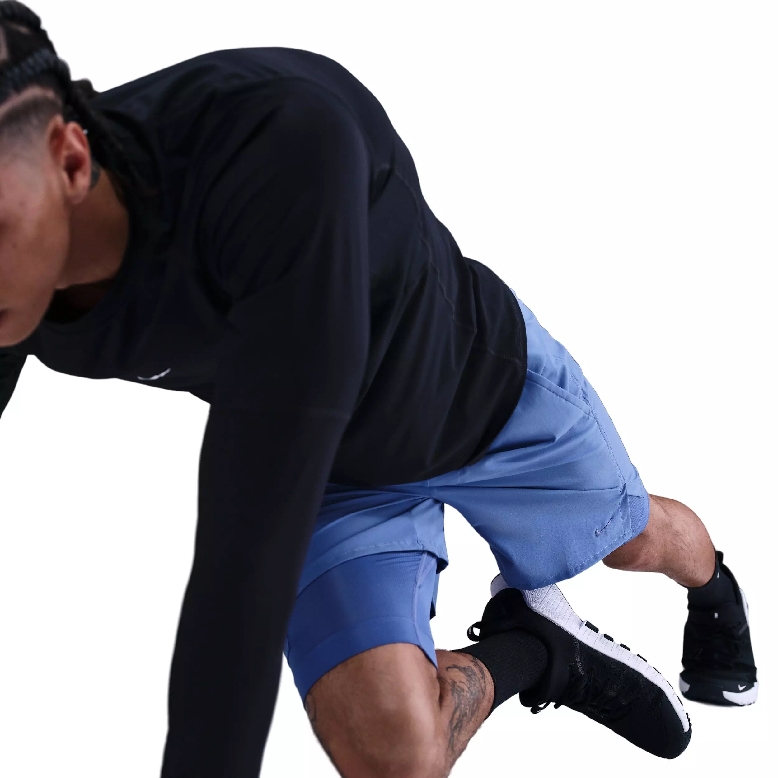 Nike Men's Unlimited Dri-FIT 7" 2-in-1 Versatile Shorts - BLUE