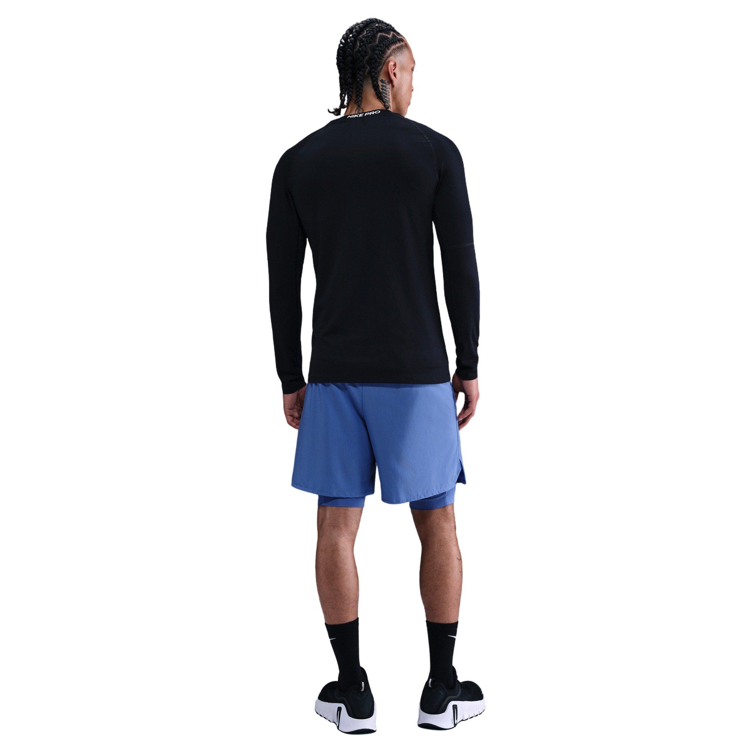 Nike Men's Unlimited Dri-FIT 7" 2-in-1 Versatile Shorts - BLUE Thumbnail View 6