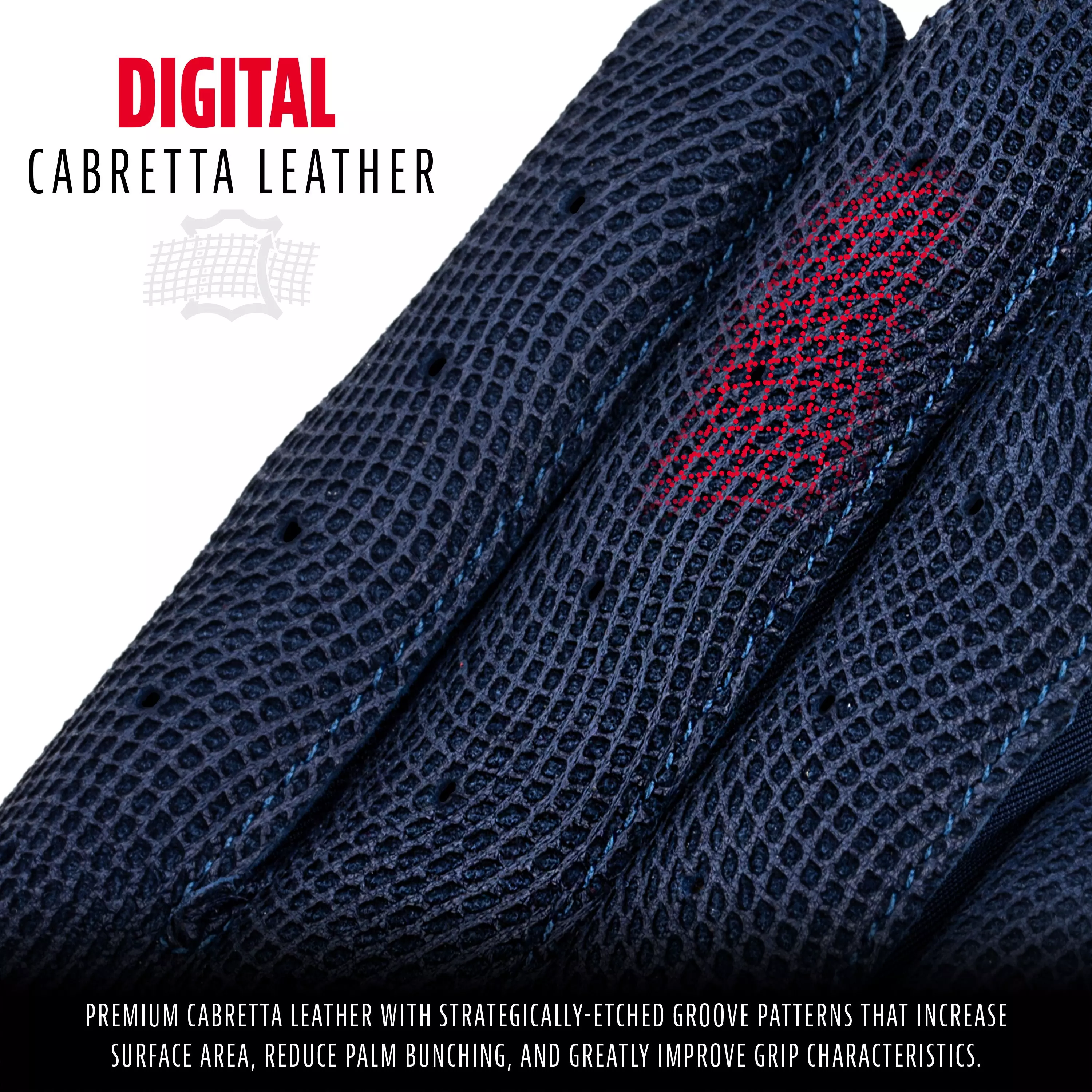 Franklin Youth CFX Pro Chrome Dip Baseball Batting Gloves - NAVY