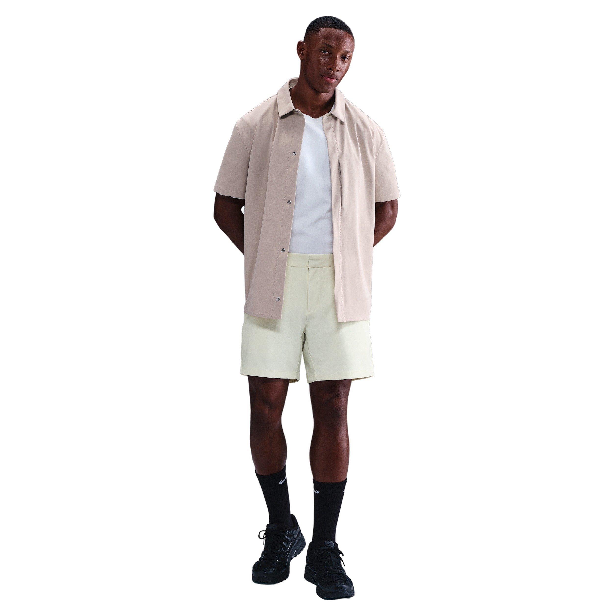 Nike Men's 24.7 PerfectStretch Dri-FIT 6" Shorts - WHITE Thumbnail View 1