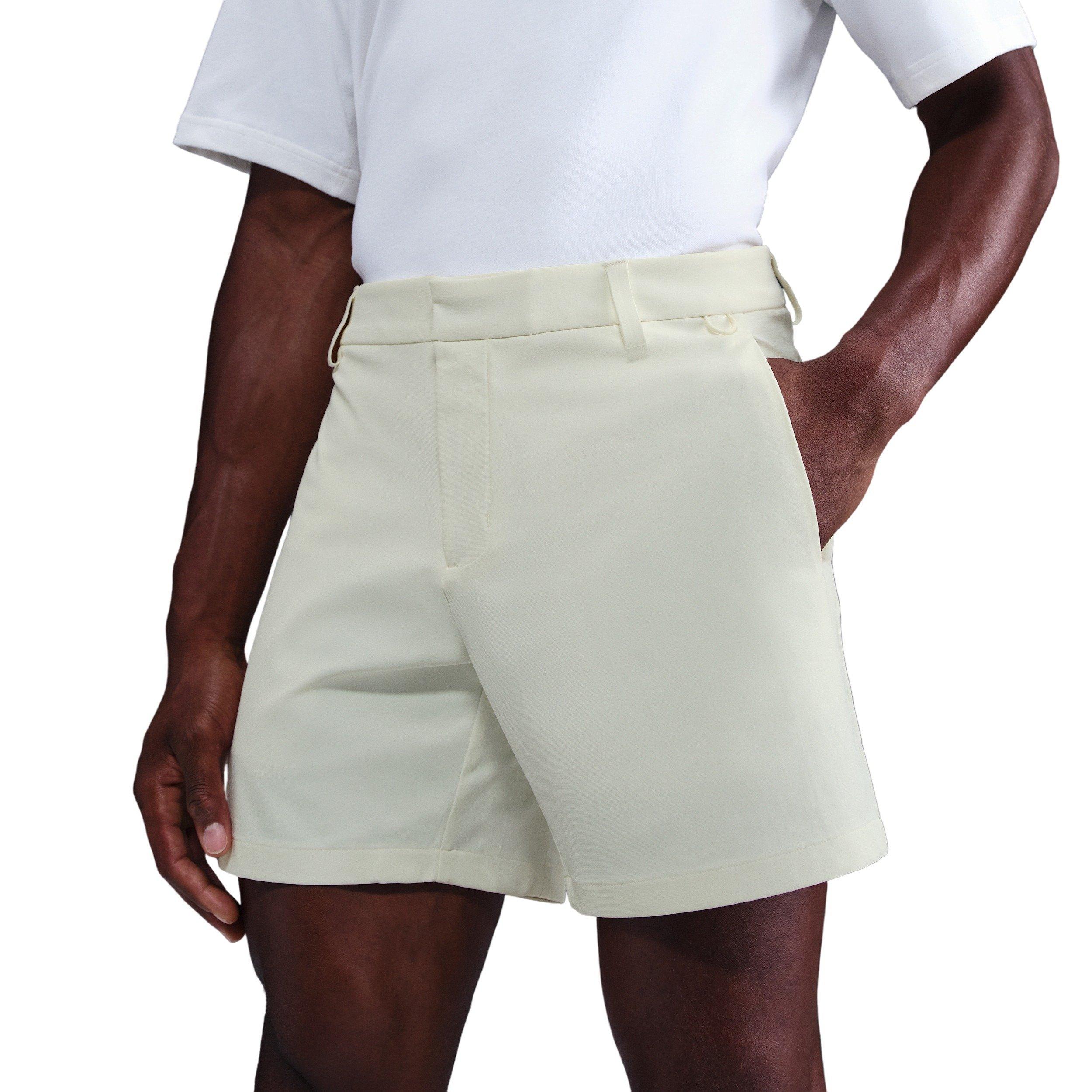 Nike Men's 24.7 PerfectStretch Dri-FIT 6" Shorts - WHITE Thumbnail View 3