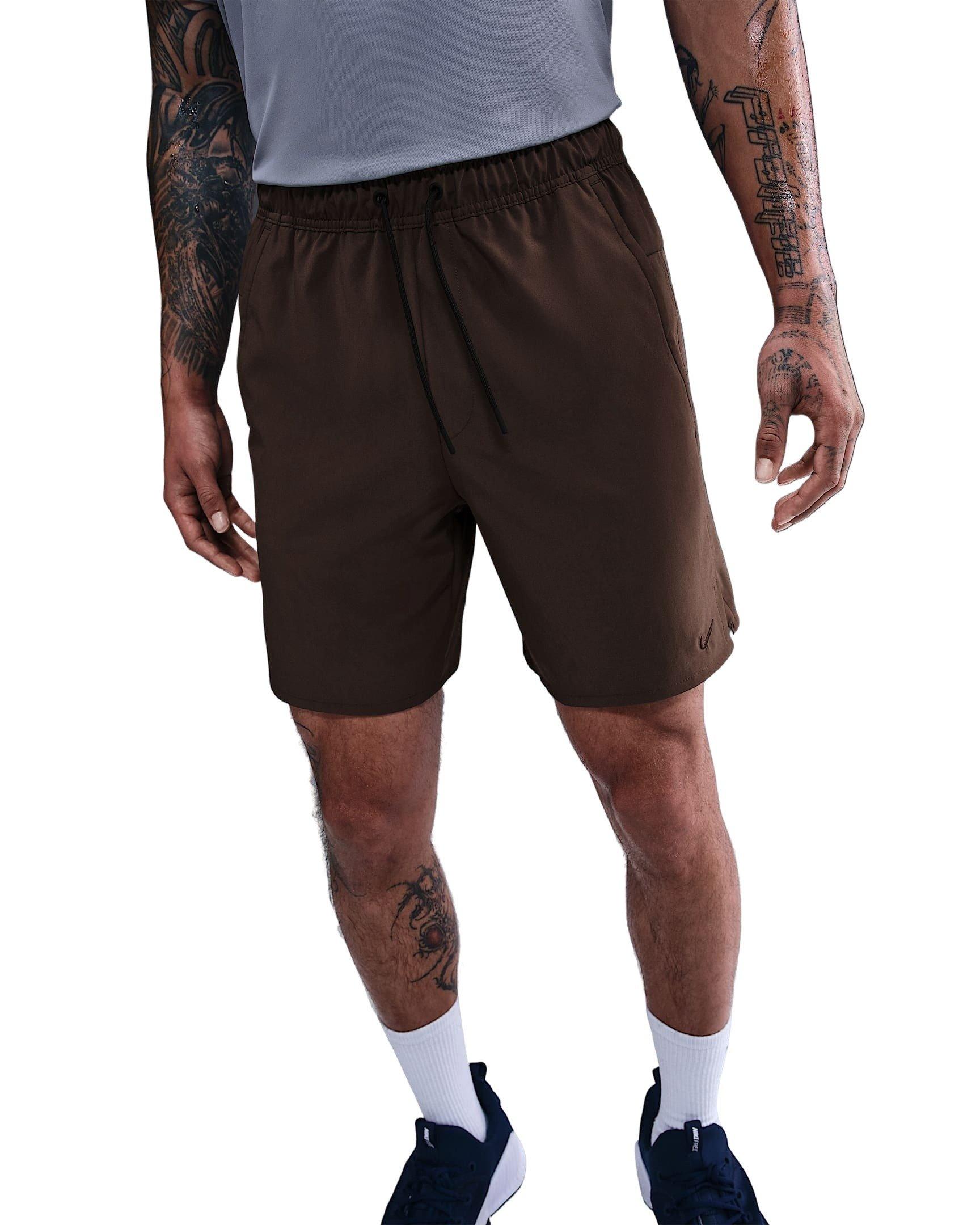Nike Men's Unlimited Dri-FIT 7" Unlined Versatile Shorts - BROWN Thumbnail View 1