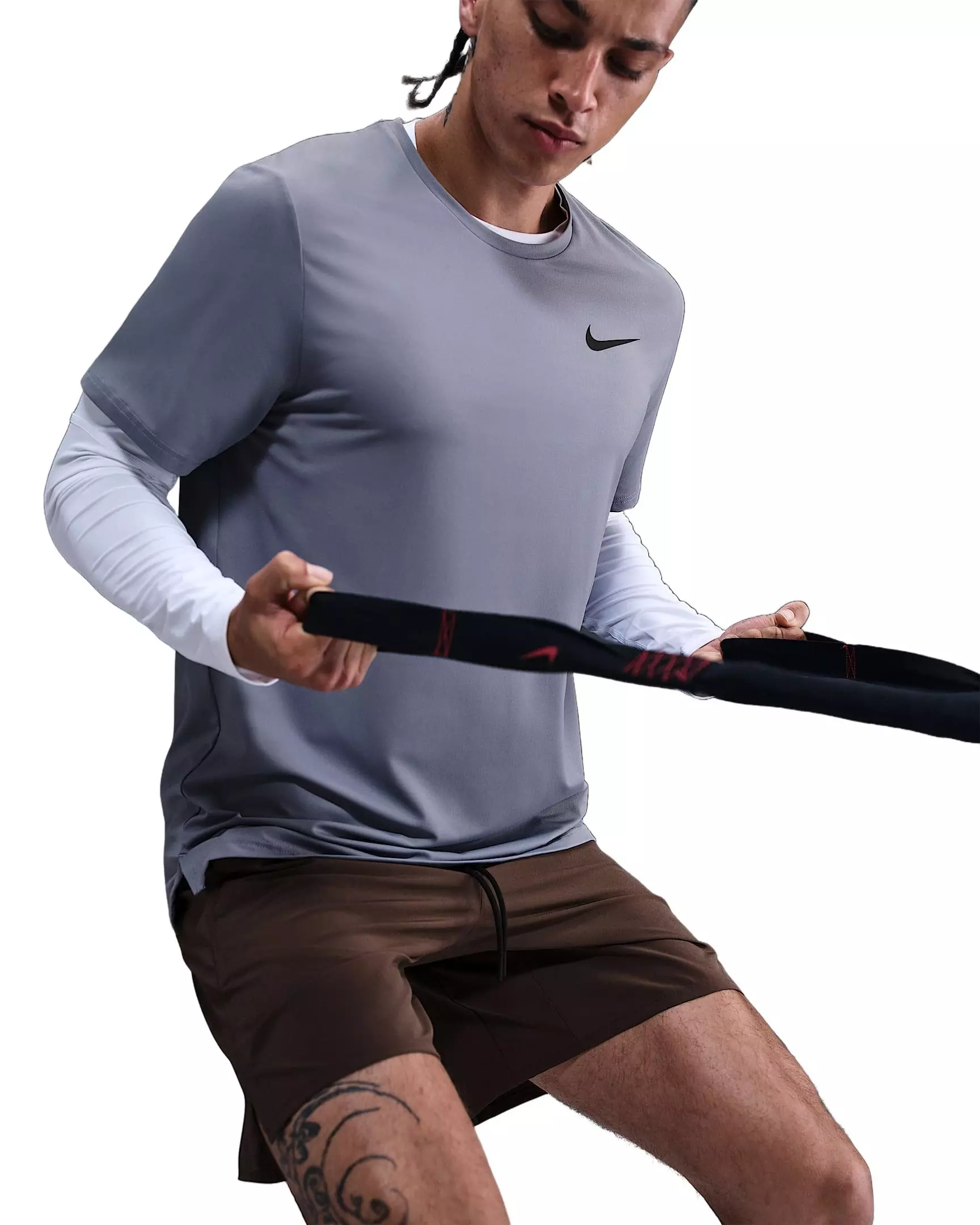 Nike Men's Unlimited Dri-FIT 7" Unlined Versatile Shorts - BROWN