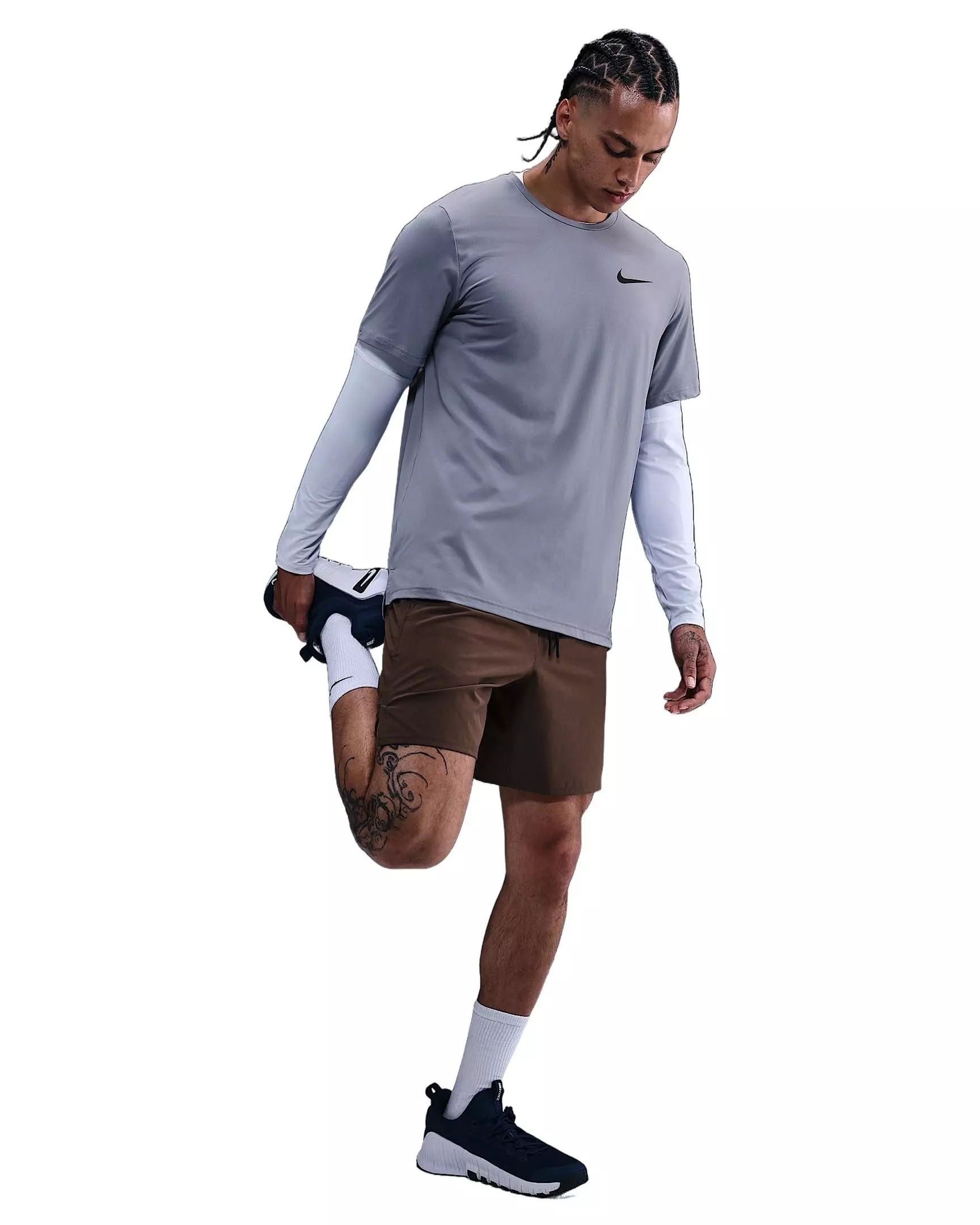 Nike Men's Unlimited Dri-FIT 7" Unlined Versatile Shorts - BROWN