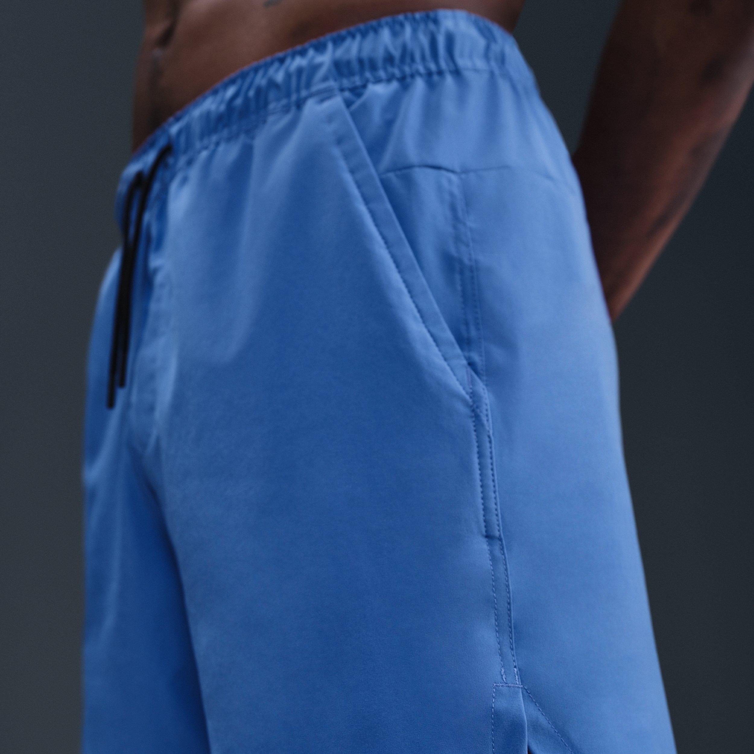 Nike Men's Unlimited Dri-FIT 7" Unlined Versatile Shorts - BLUE Thumbnail View 3