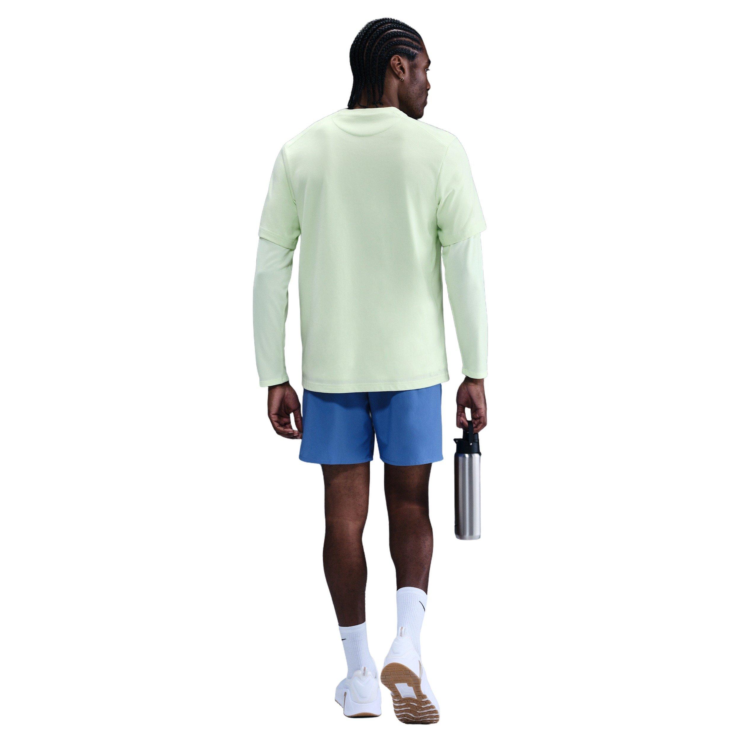 Nike Men's Unlimited Dri-FIT 7" Unlined Versatile Shorts - BLUE Thumbnail View 2