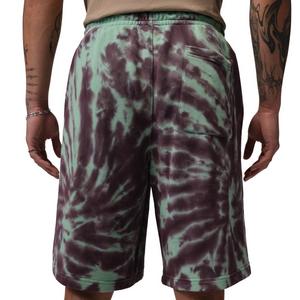 Jordan Men's Brooklyn Fleece Tie-Dye Festival Shorts - GREEN