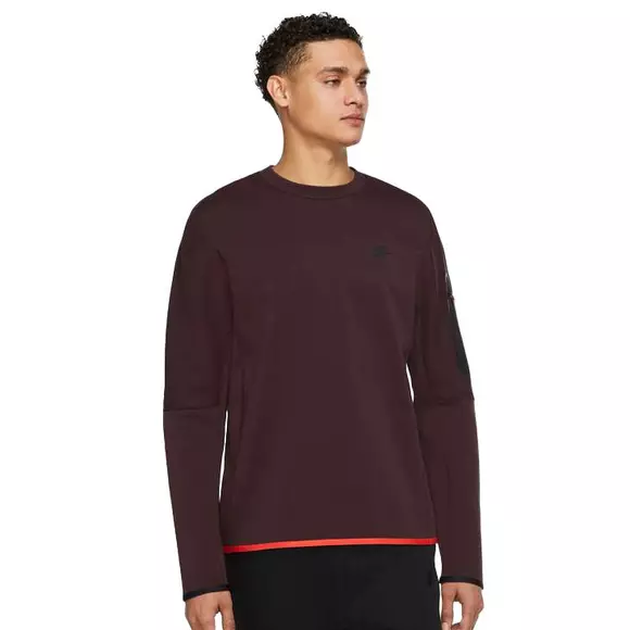 geweer Uil Verdorde Nike Men's Sportswear Tech Fleece Crew Sweatshirt