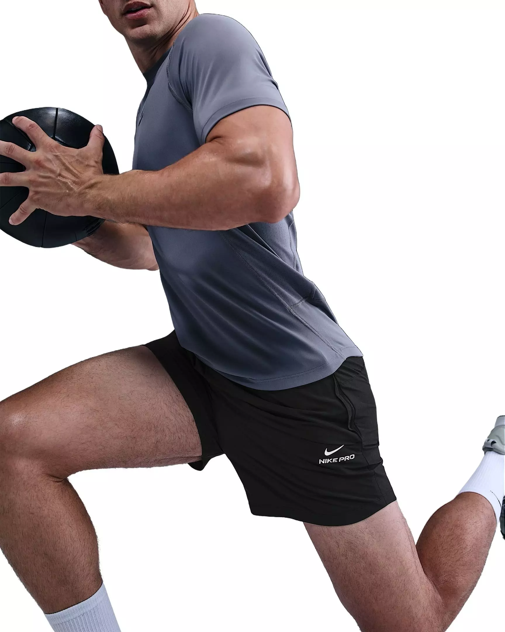 Nike Men's Pro Training Dri-FIT 6" Shorts - BLACK