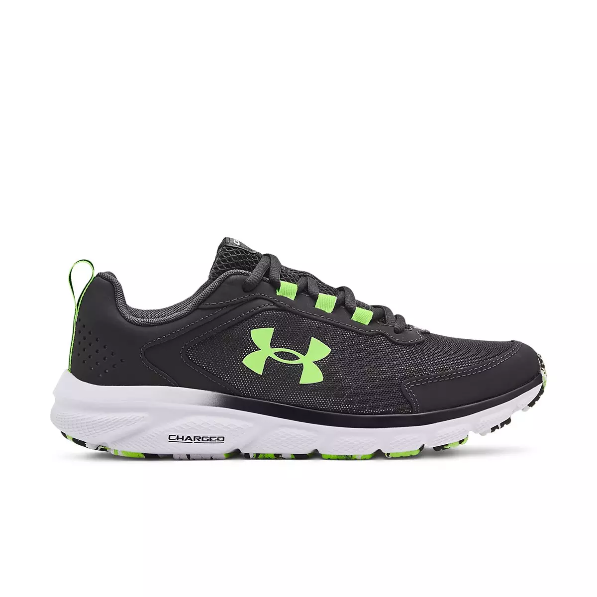 Under Armour Charged Assert 9 Marble Jet Grey/White Men's