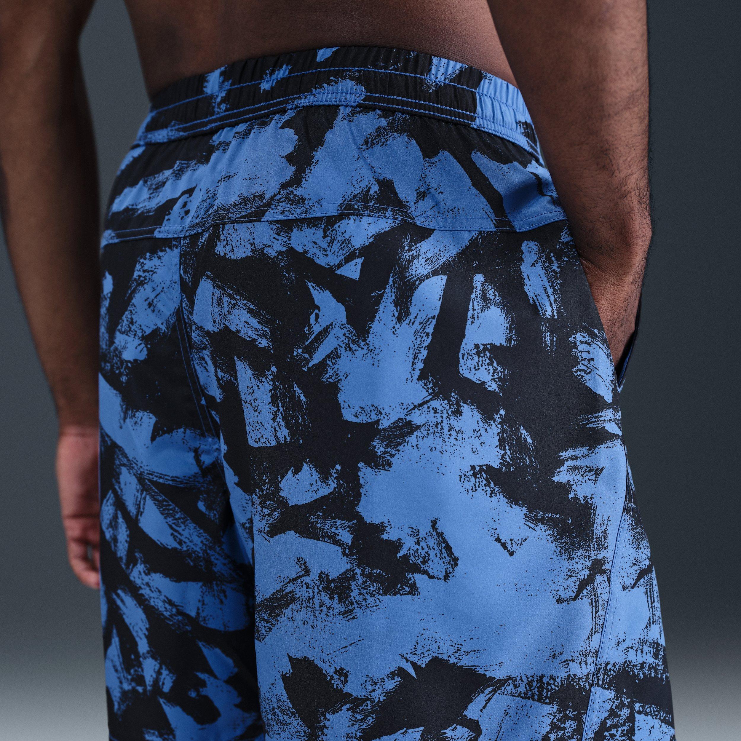 Nike Men's Form Dri-FIT 7" Unlined Versatile Shorts - BLUE Thumbnail View 4