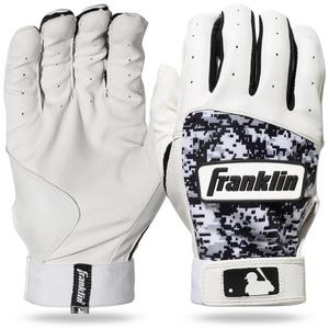 Franklin Youth Digitek Series Batting Gloves Grey/White