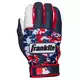 Franklin Youth MLB Digitek Batting Gloves White/Navy/Red - WHITE/NAVY/RED Thumbnail View 1