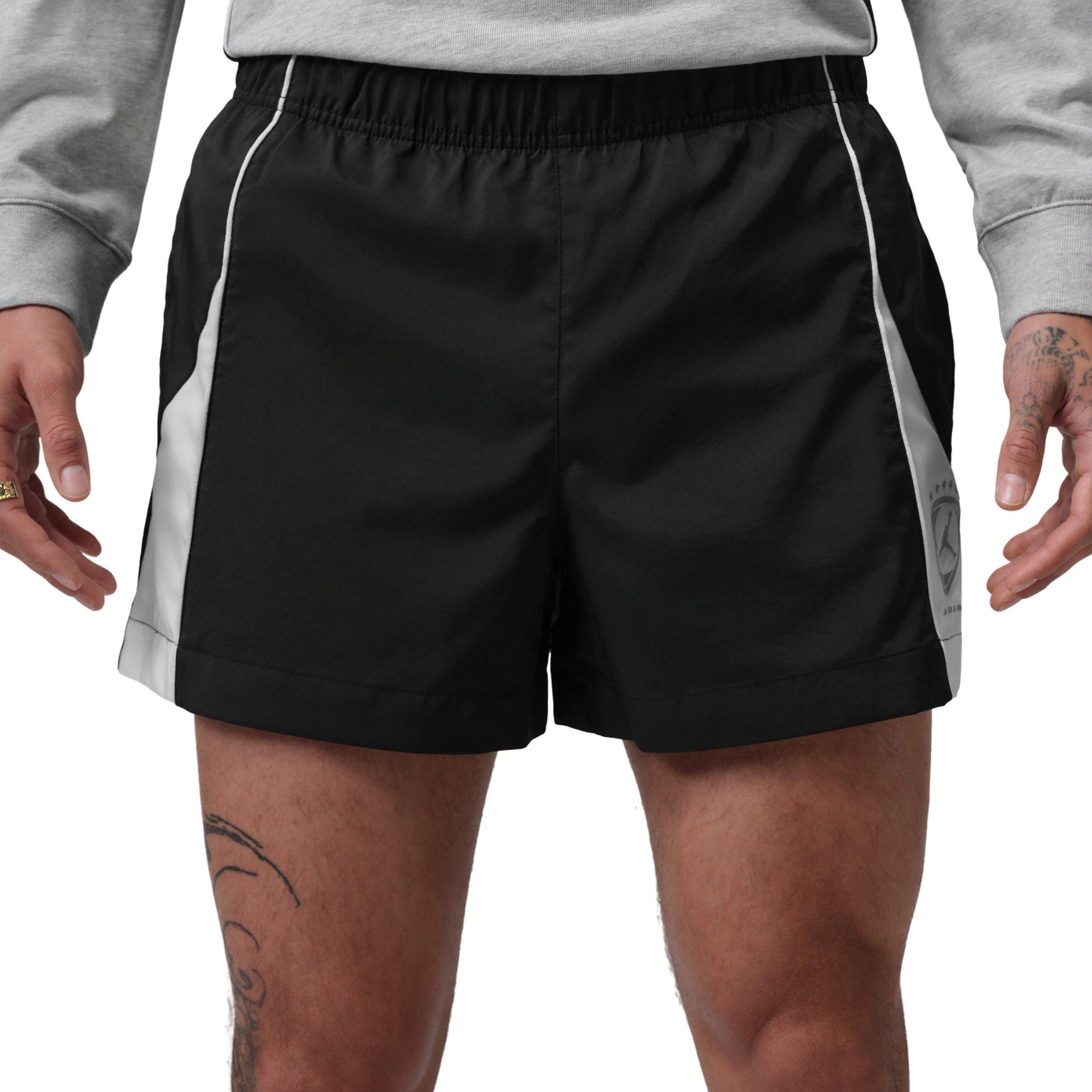 Jordan Men's Brooklyn Fleece Shortie Shorts - BLACK Thumbnail View 1