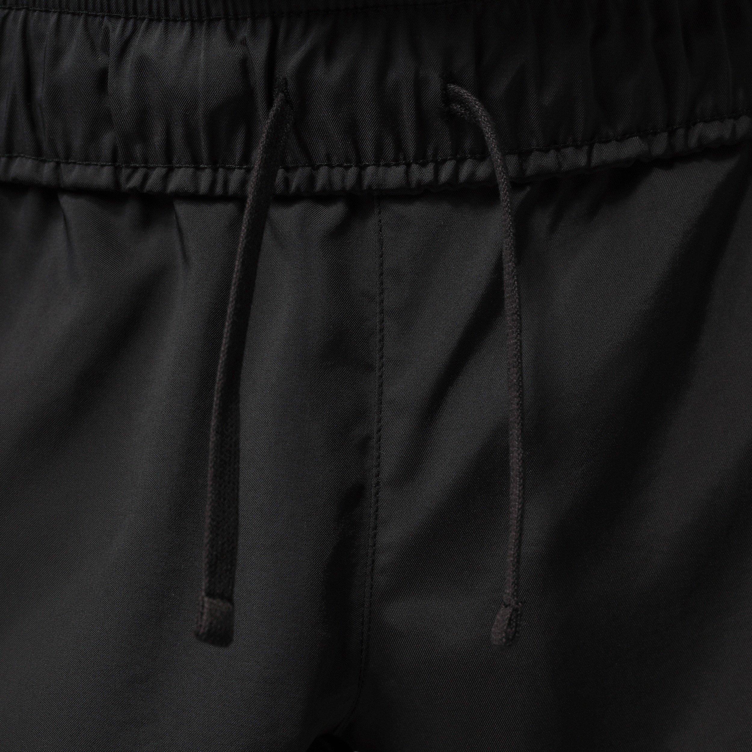 Jordan Men's Brooklyn Fleece Shortie Shorts - BLACK Thumbnail View 4