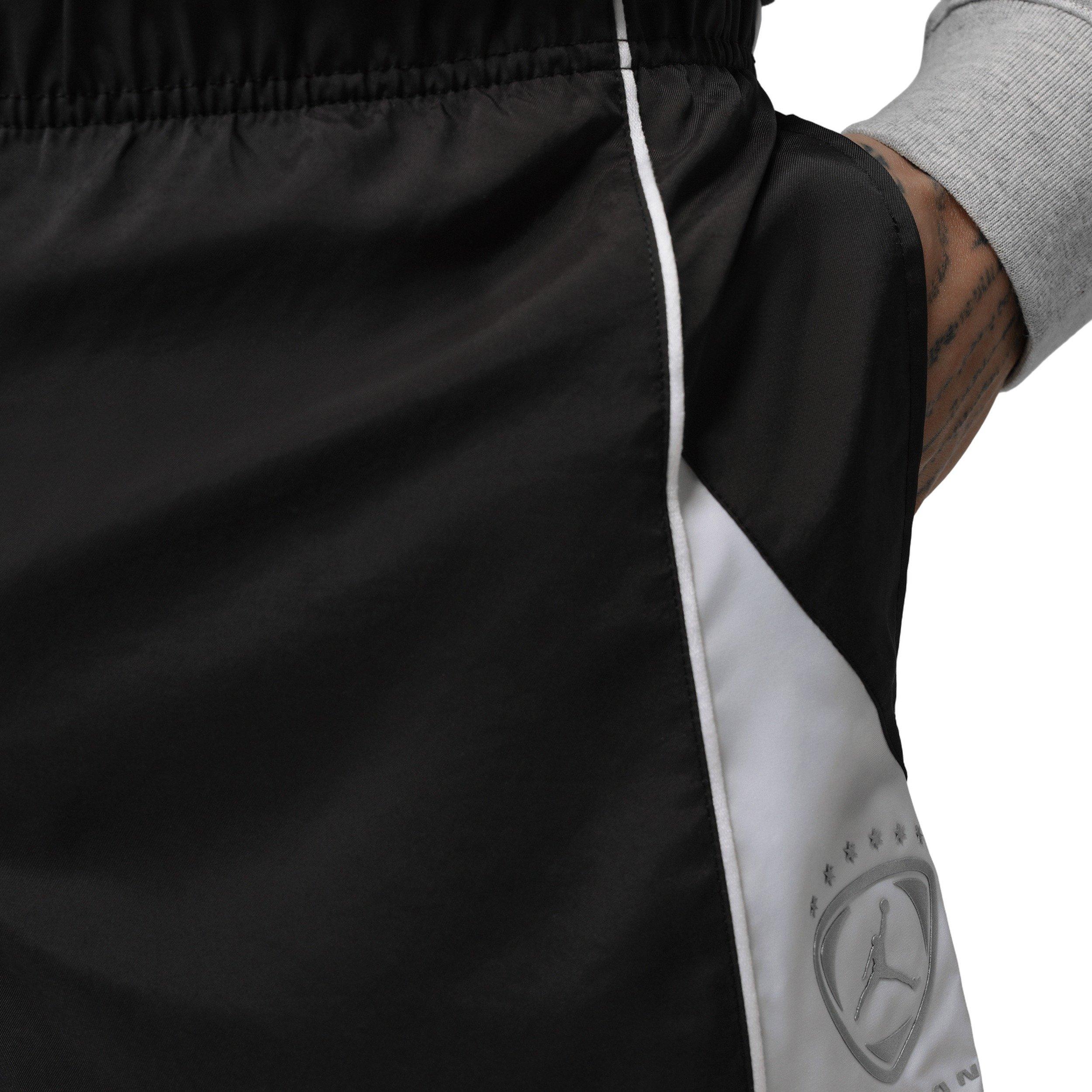 Jordan Men's Brooklyn Fleece Shortie Shorts - BLACK Thumbnail View 5