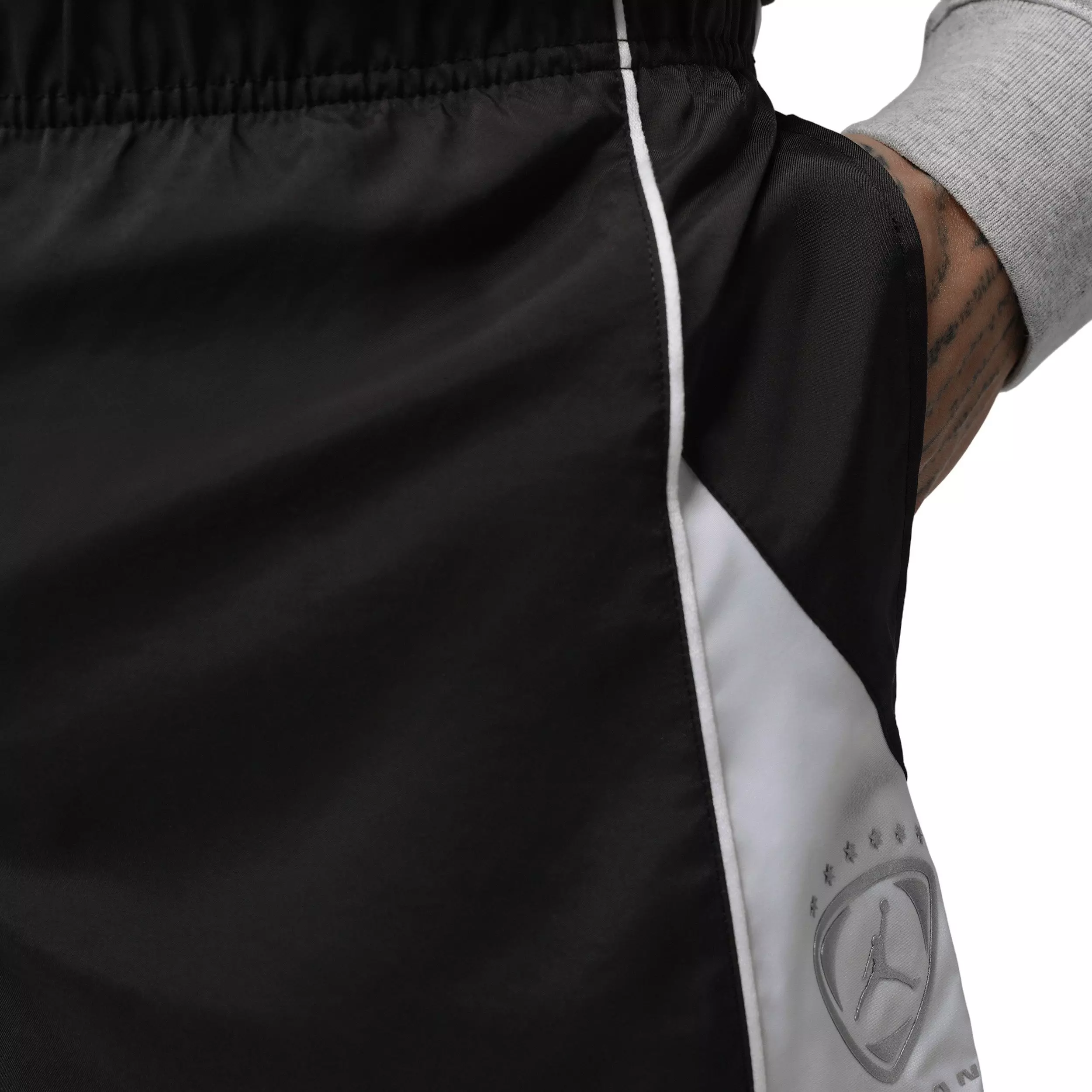 Jordan Men's Brooklyn Fleece Shortie Shorts - BLACK