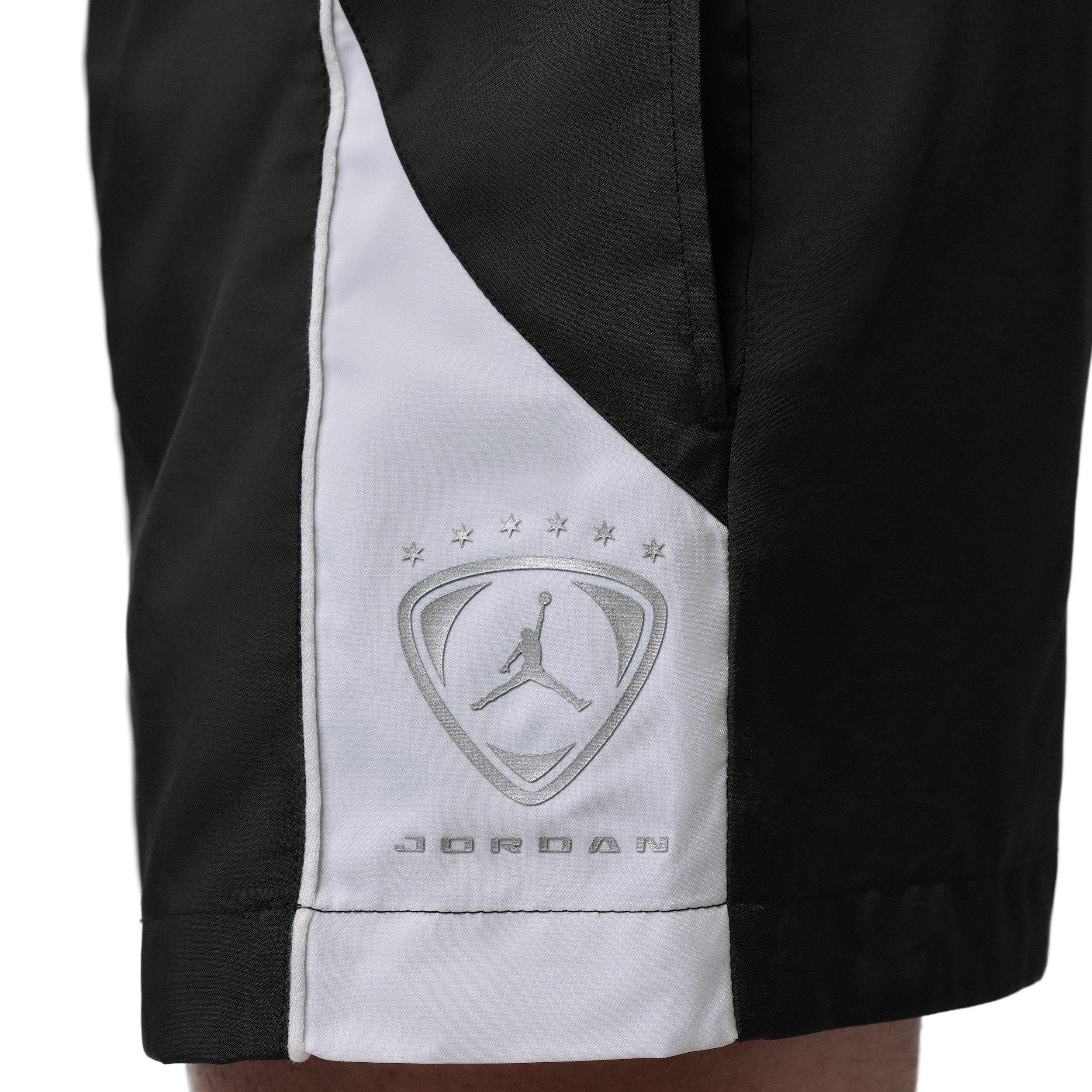 Jordan Men's Brooklyn Fleece Shortie Shorts - BLACK Thumbnail View 6