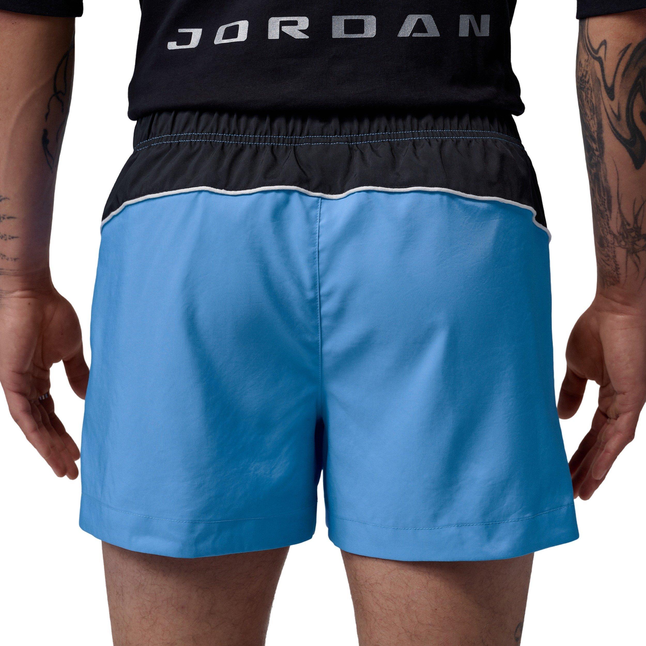 Jordan Men's Brooklyn Fleece Shortie Shorts - BLUE Thumbnail View 2