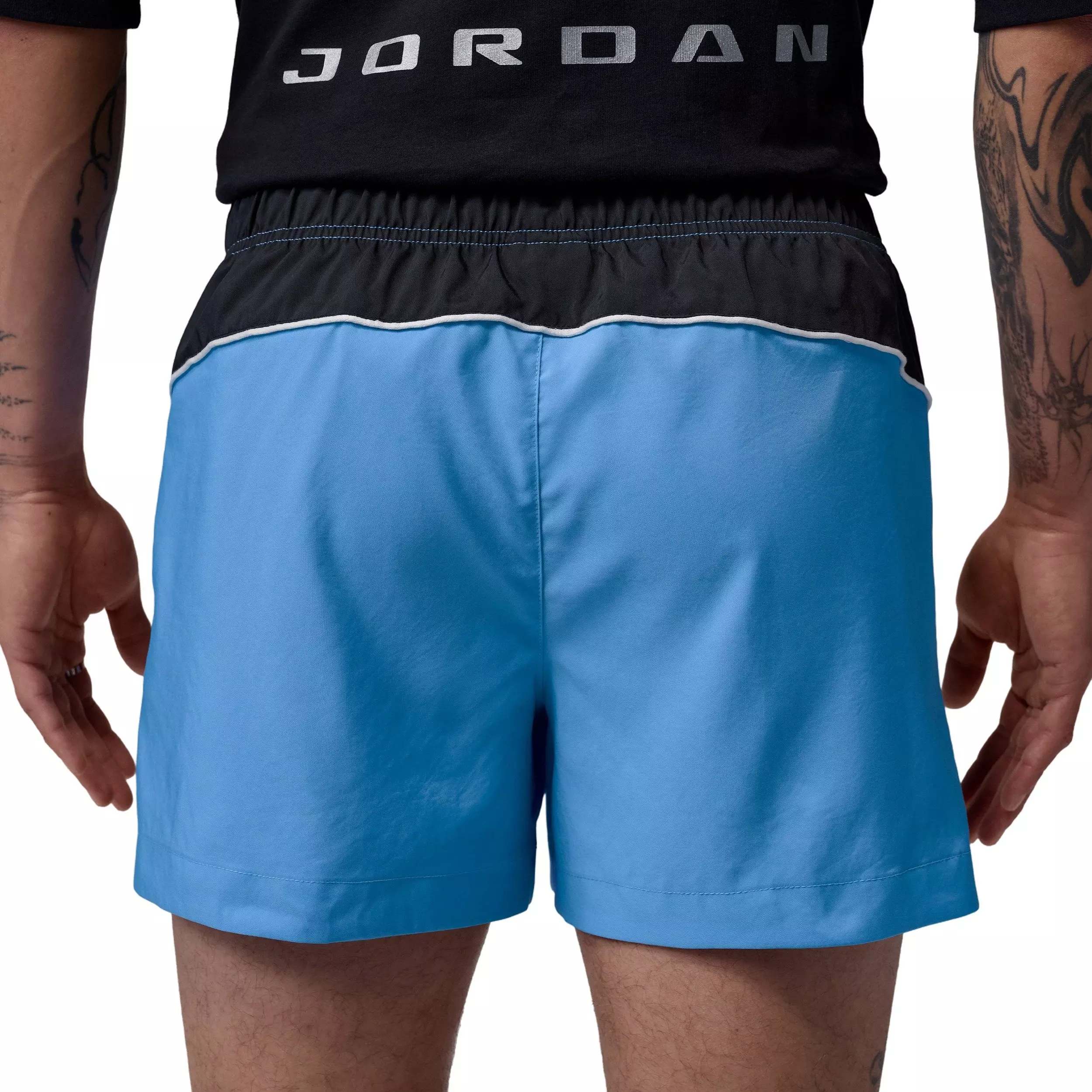 Jordan Men's Brooklyn Fleece Shortie Shorts - BLUE