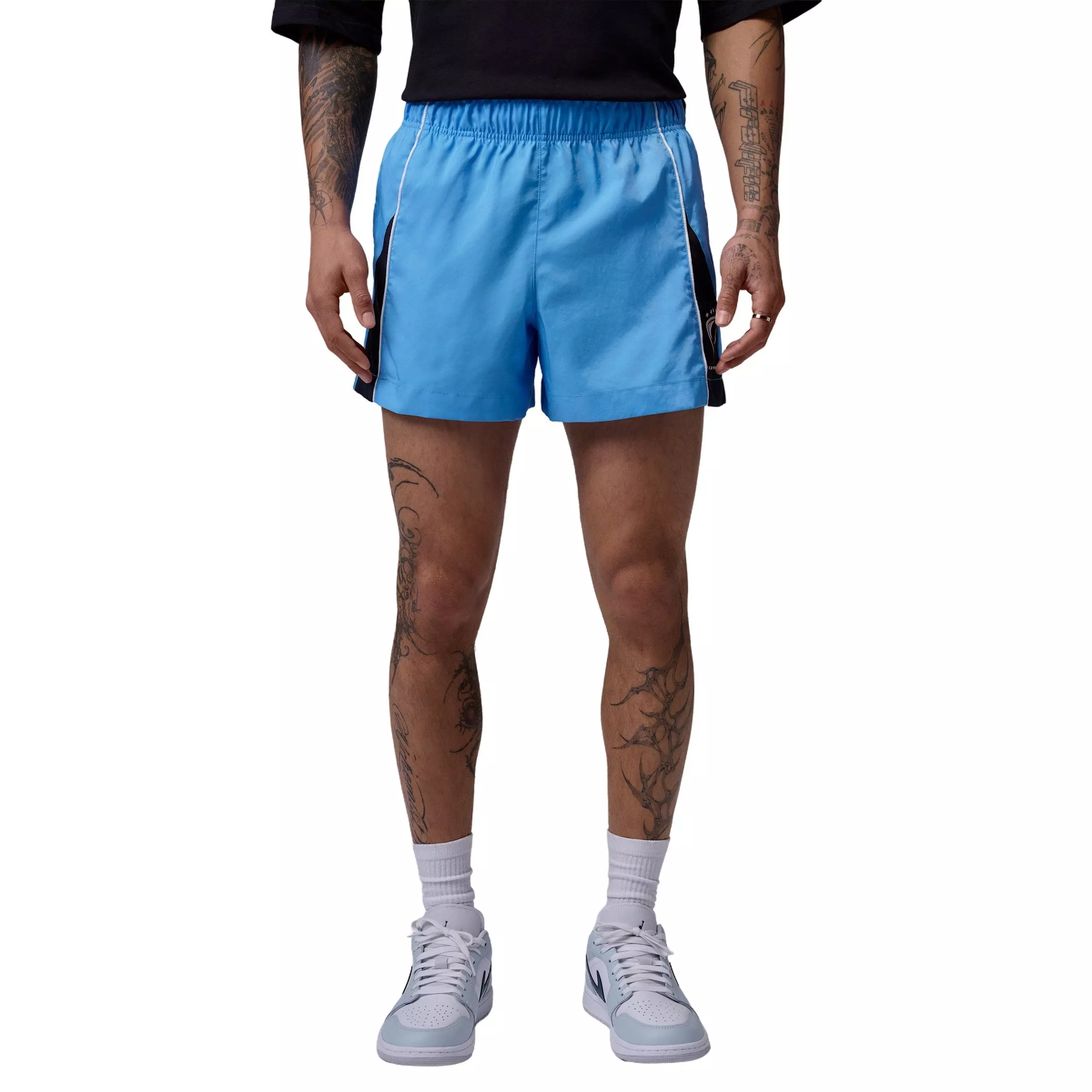 Jordan Men's Brooklyn Fleece Shortie Shorts - BLUE